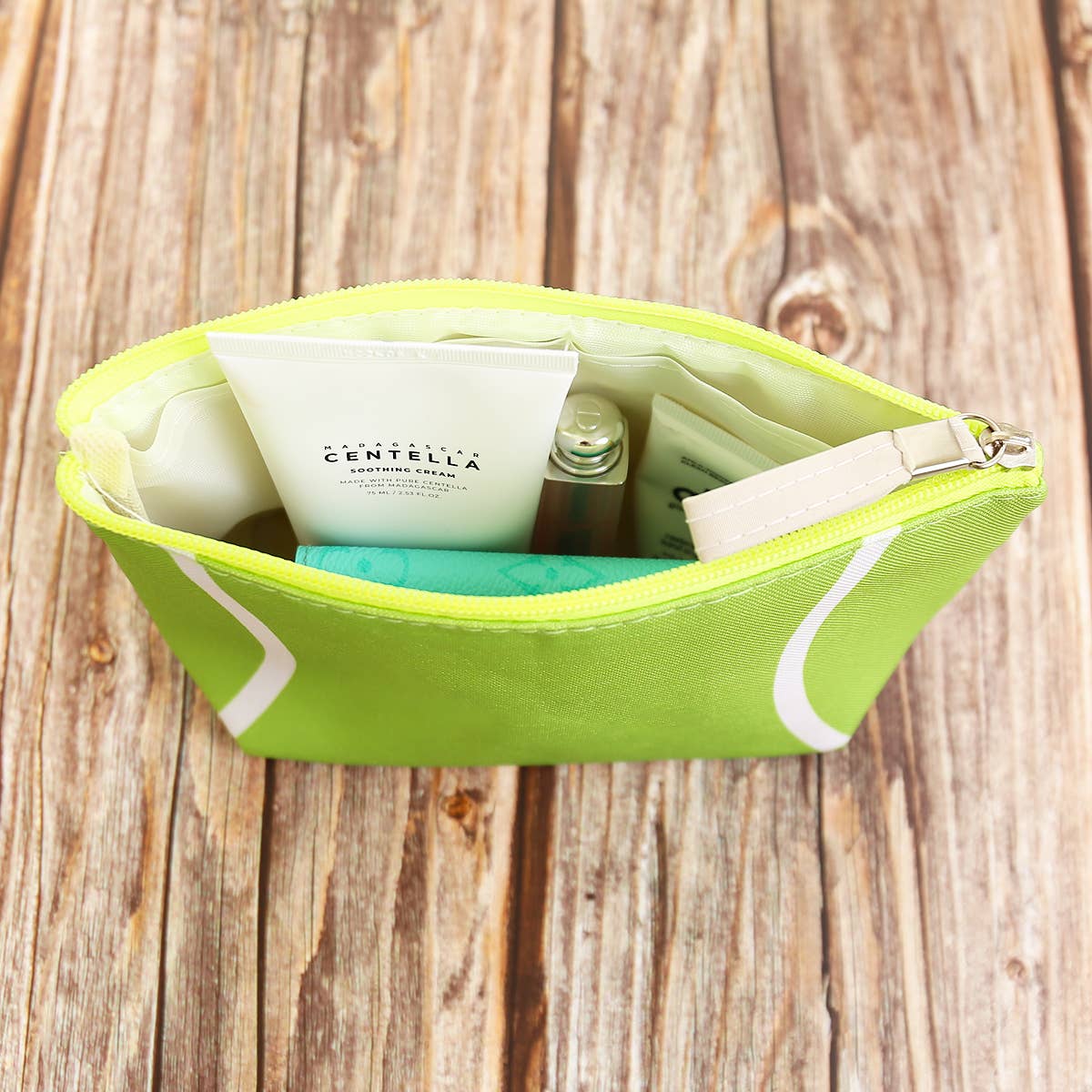 Tennis Print Makeup Organizer