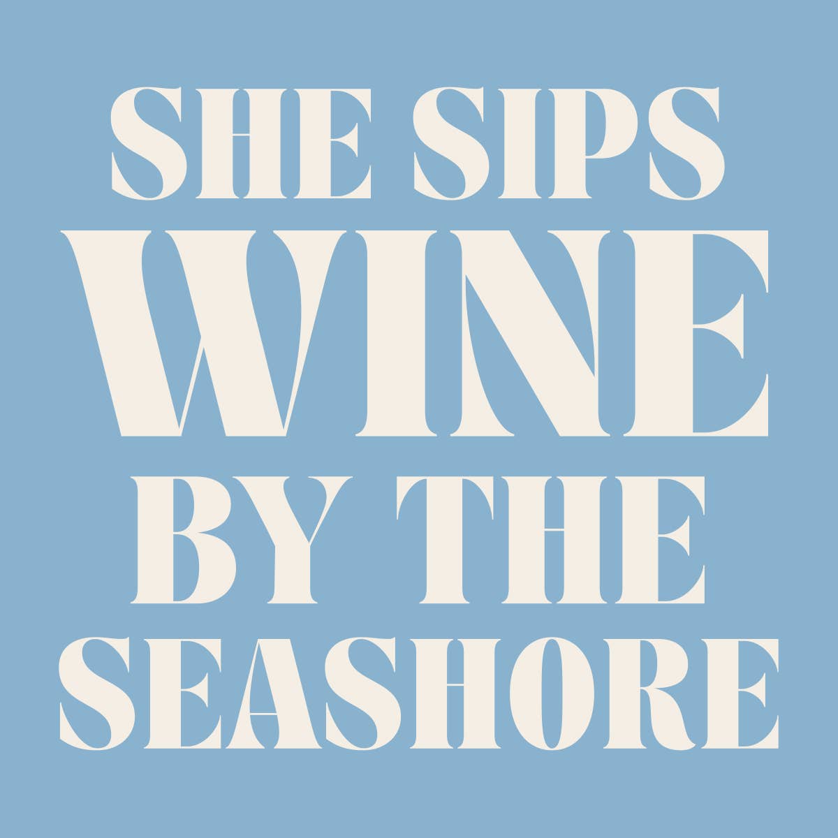 Fun Cocktail Napkins | Wine By The Seashore
