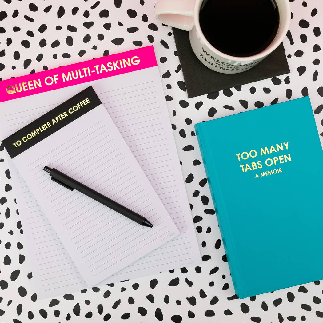 To Complete After Coffee Lined Notepad