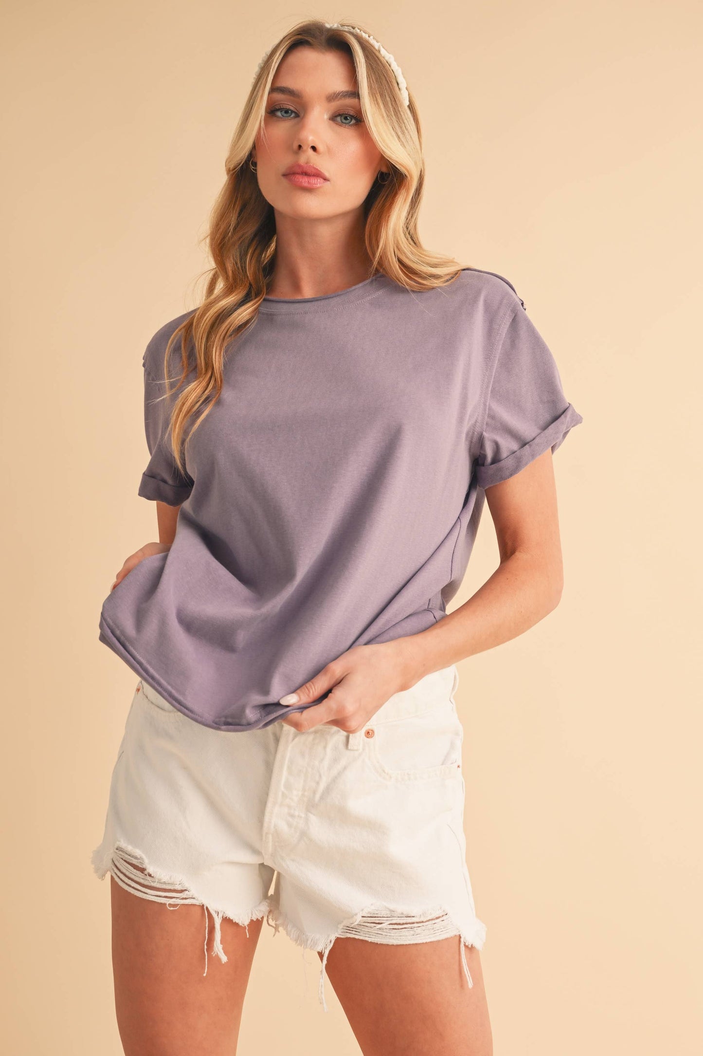 Mali Baby Tee - Plum