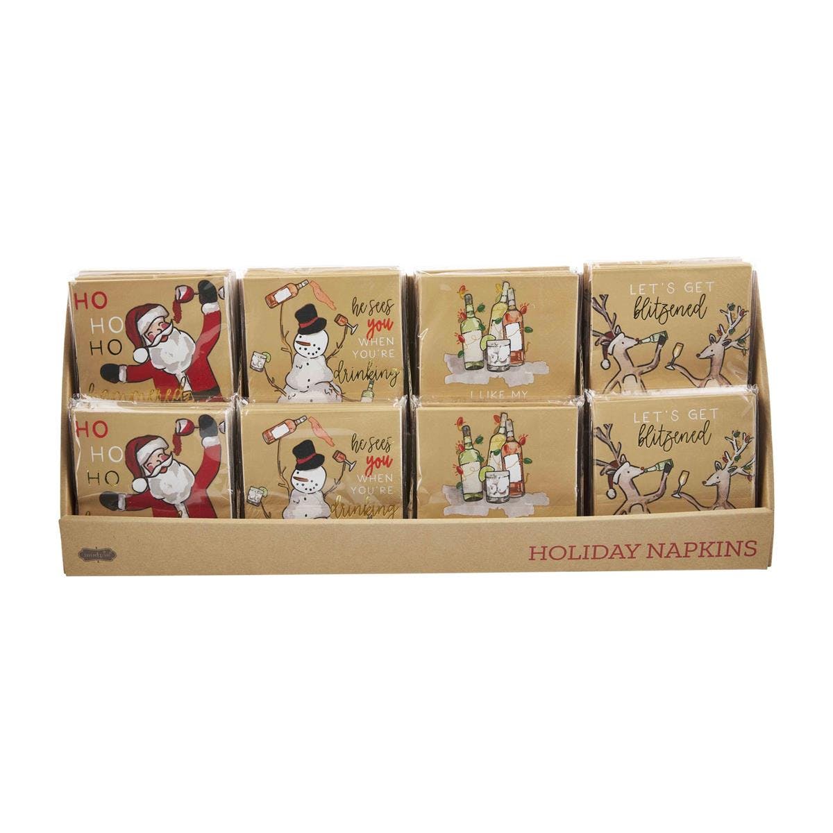 Christmas Bar Napkins