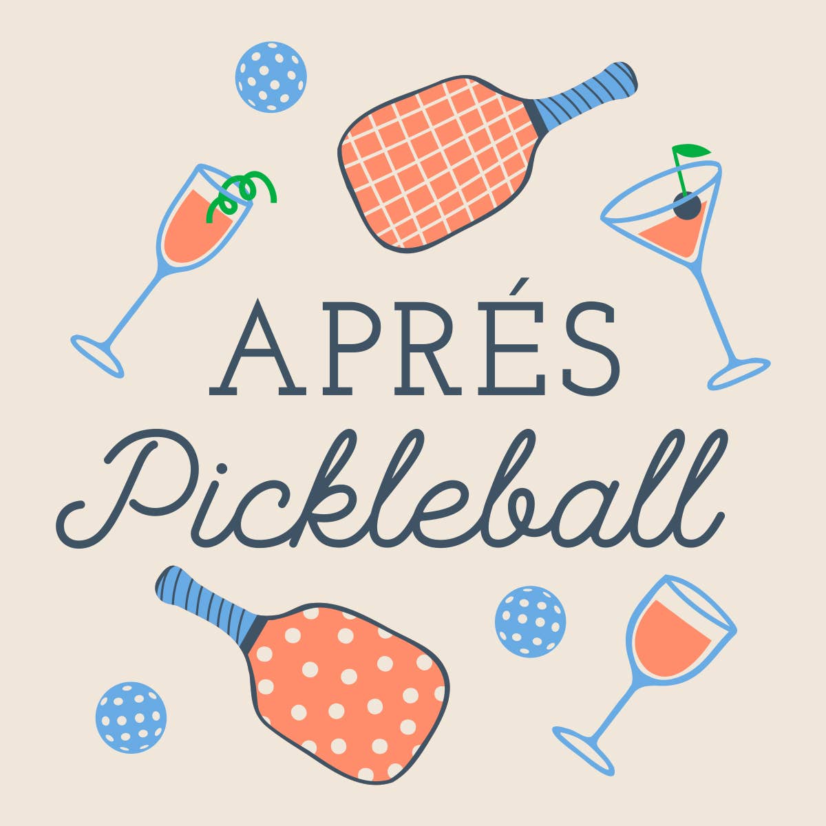 Fun Cocktail Napkins | Apres Pickleball