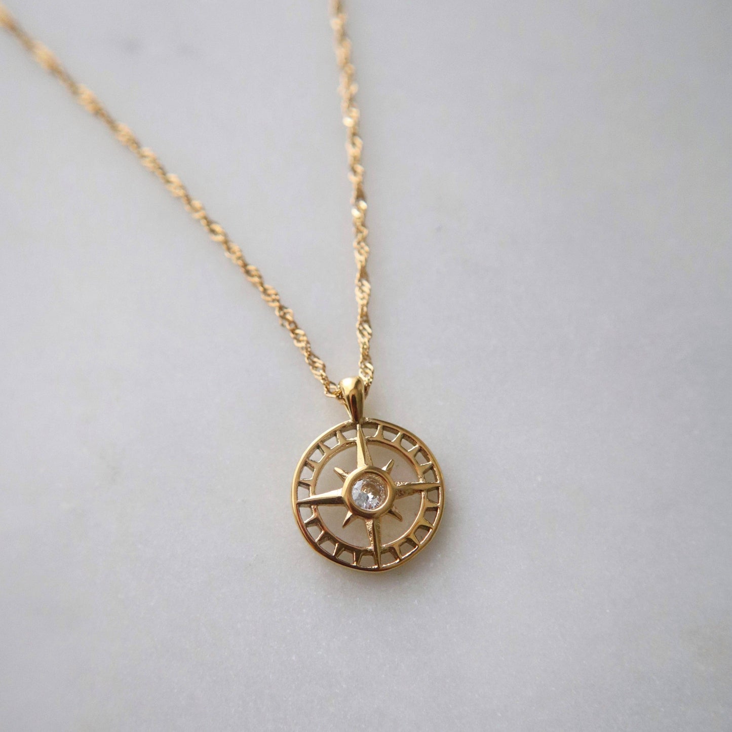Compass Necklace | Pendant Necklace