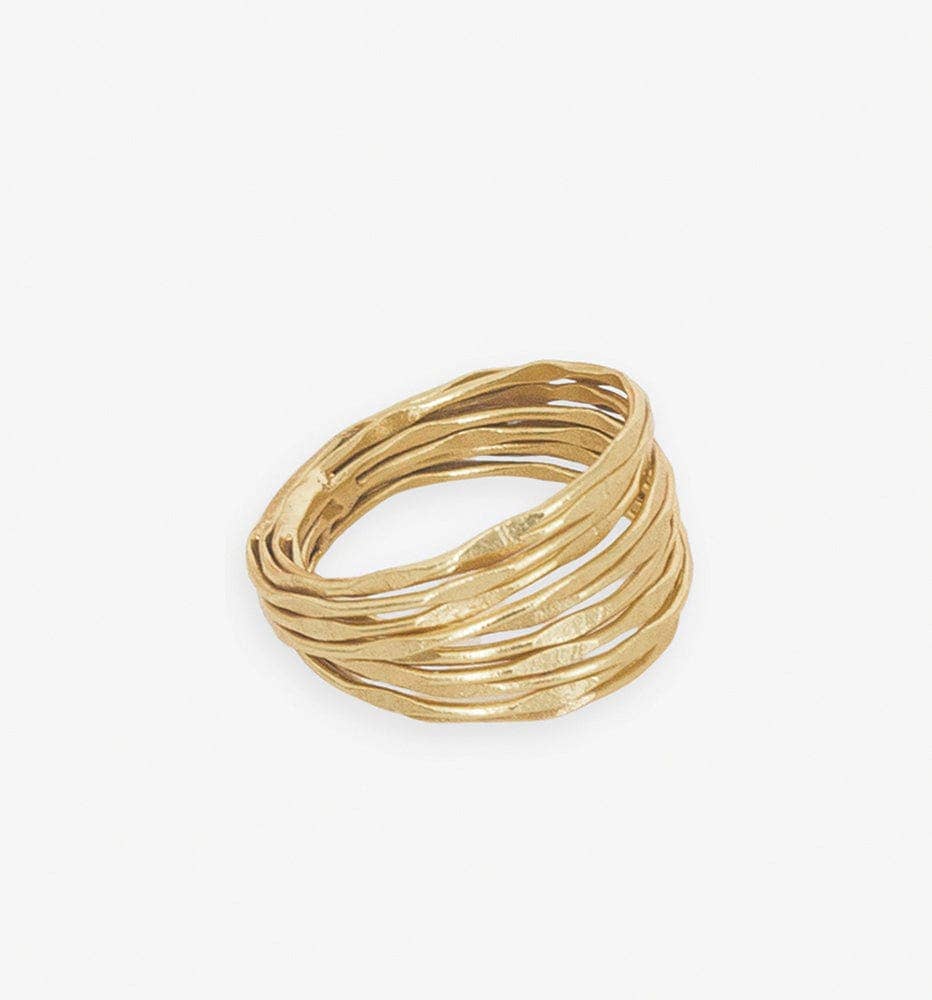 Morgan Multi-Layer Organic Textured Ring