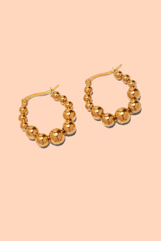 Elio Hoops - Gold