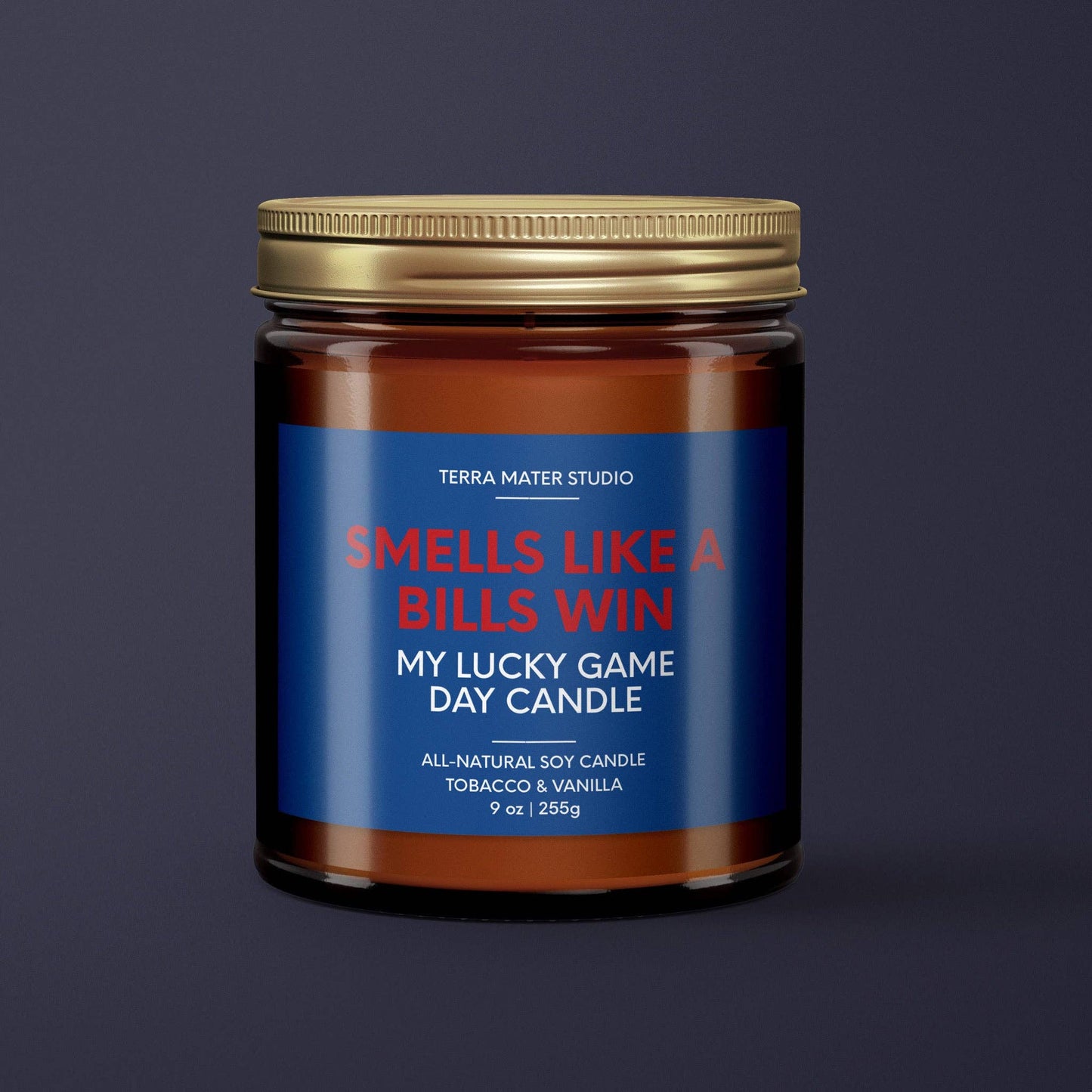 Smells Like A Bills Win | Lucky Game Day Candle: Apples + Maple Bourbon