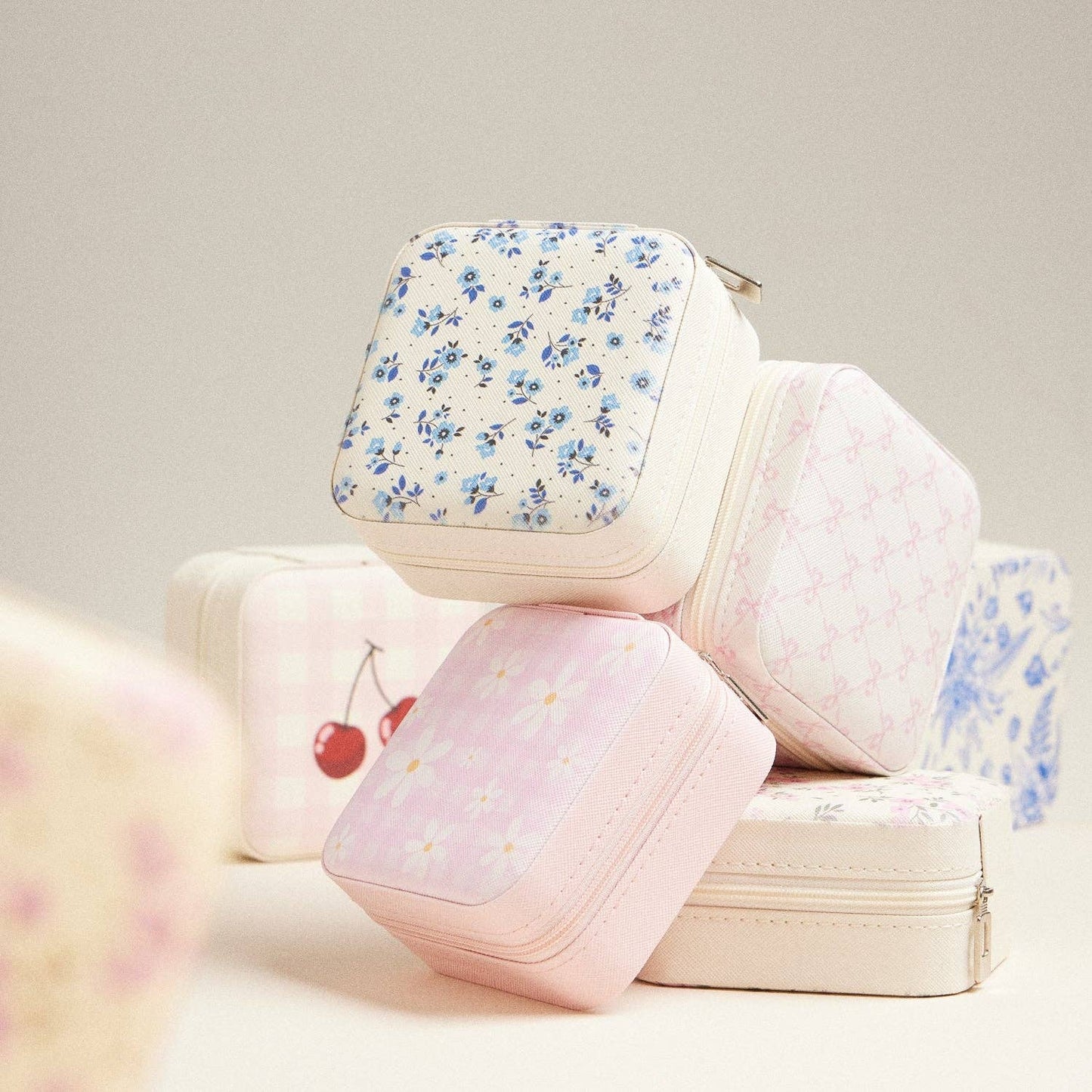 Blue Blossom Jewelry Box