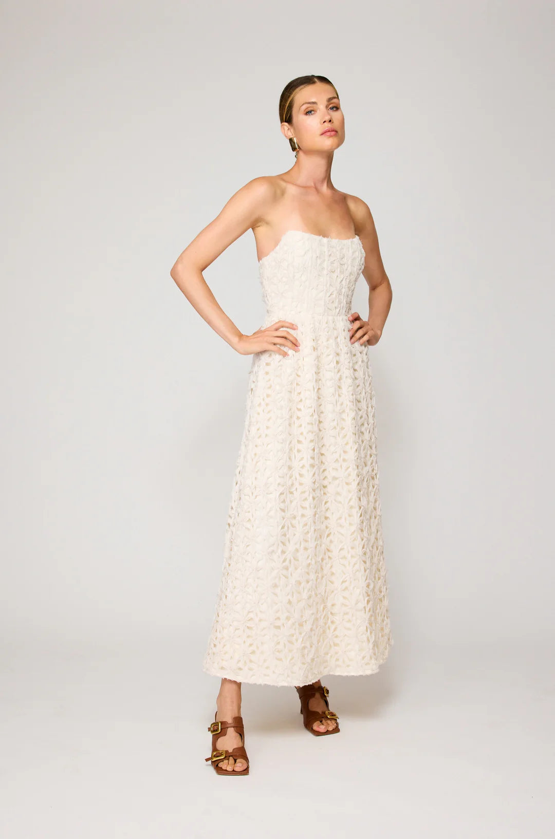Aris Strapless Maxi Dress