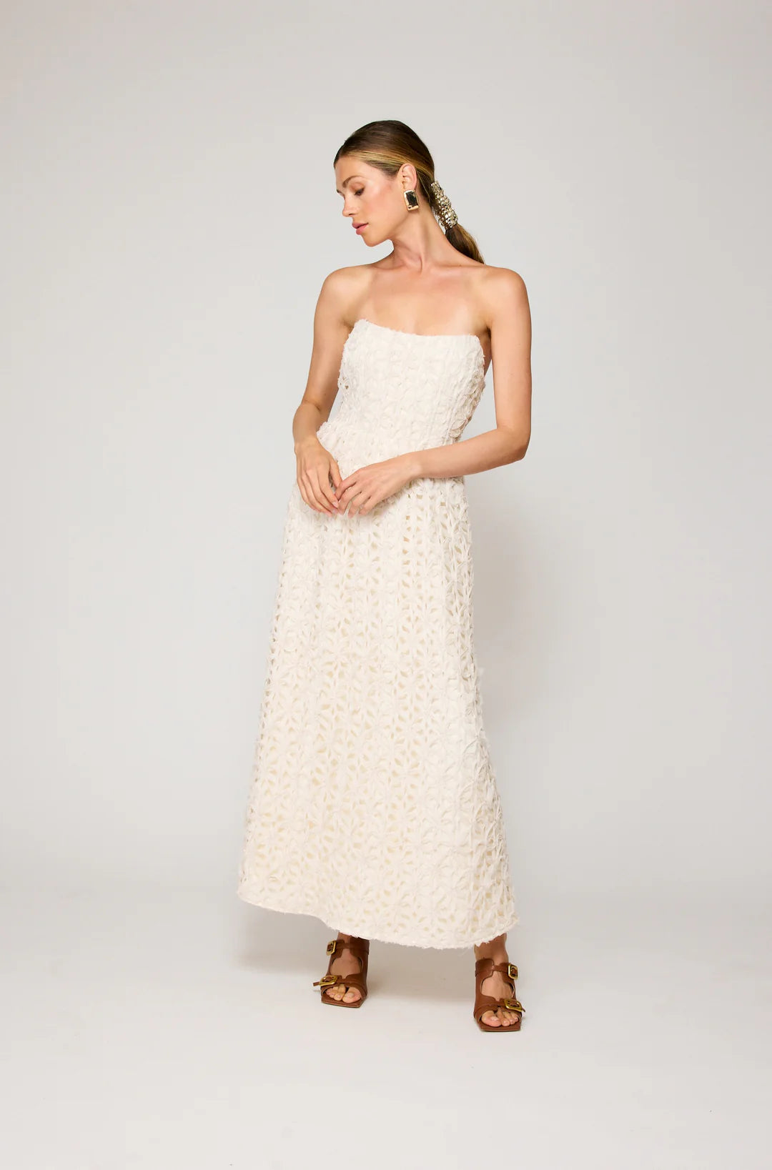 Aris Strapless Maxi Dress
