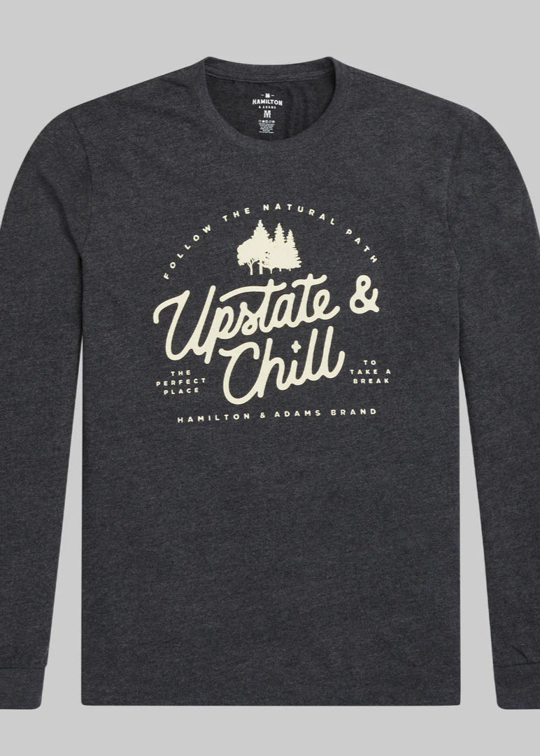 Gray Upstate and Chill Long Sleeve