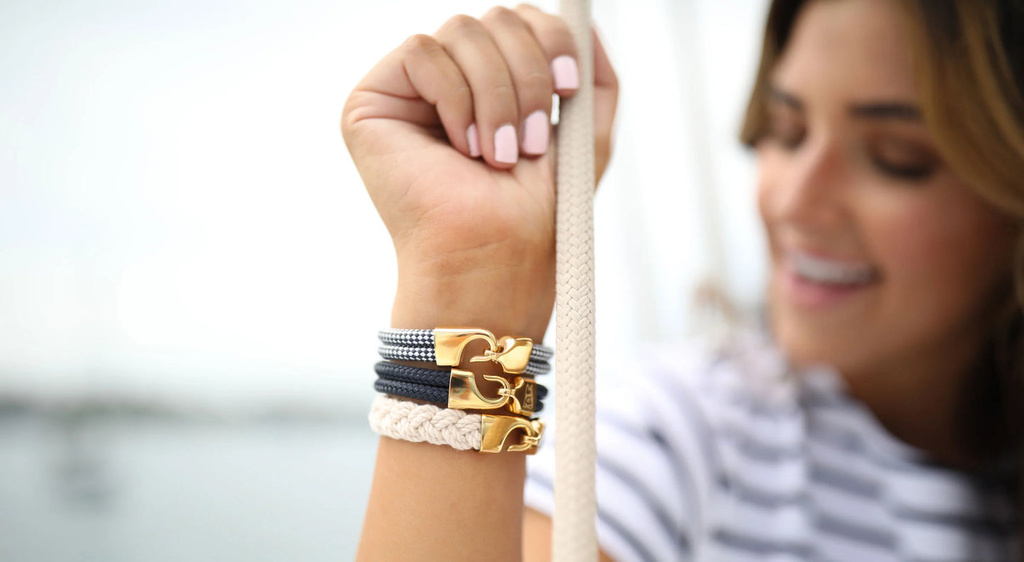 Lemon & Line - Nantucket Navy Hitch Bracelet