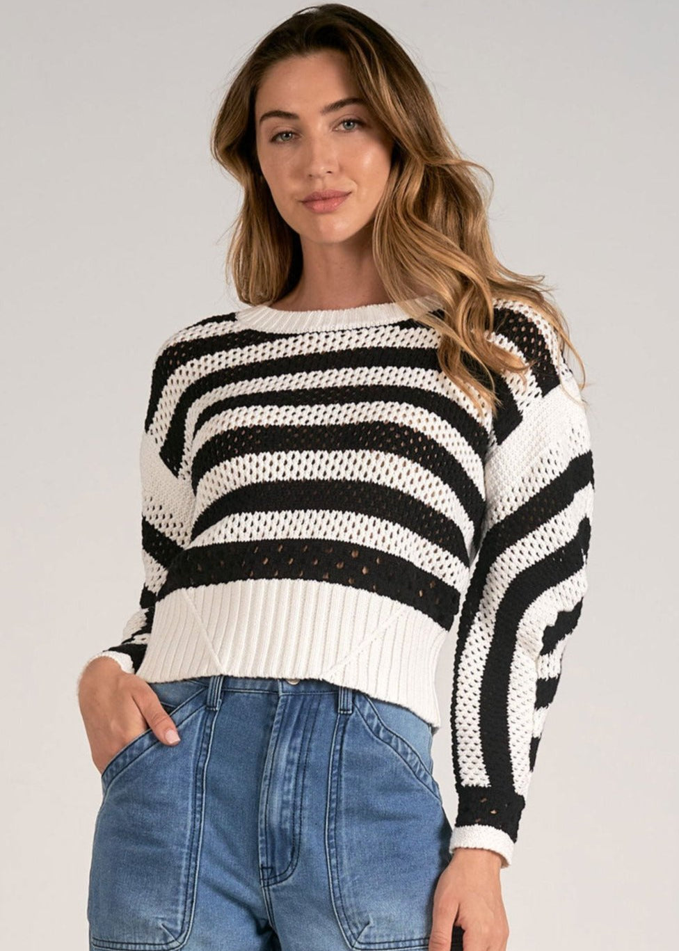 Striped Boatneck Sweater