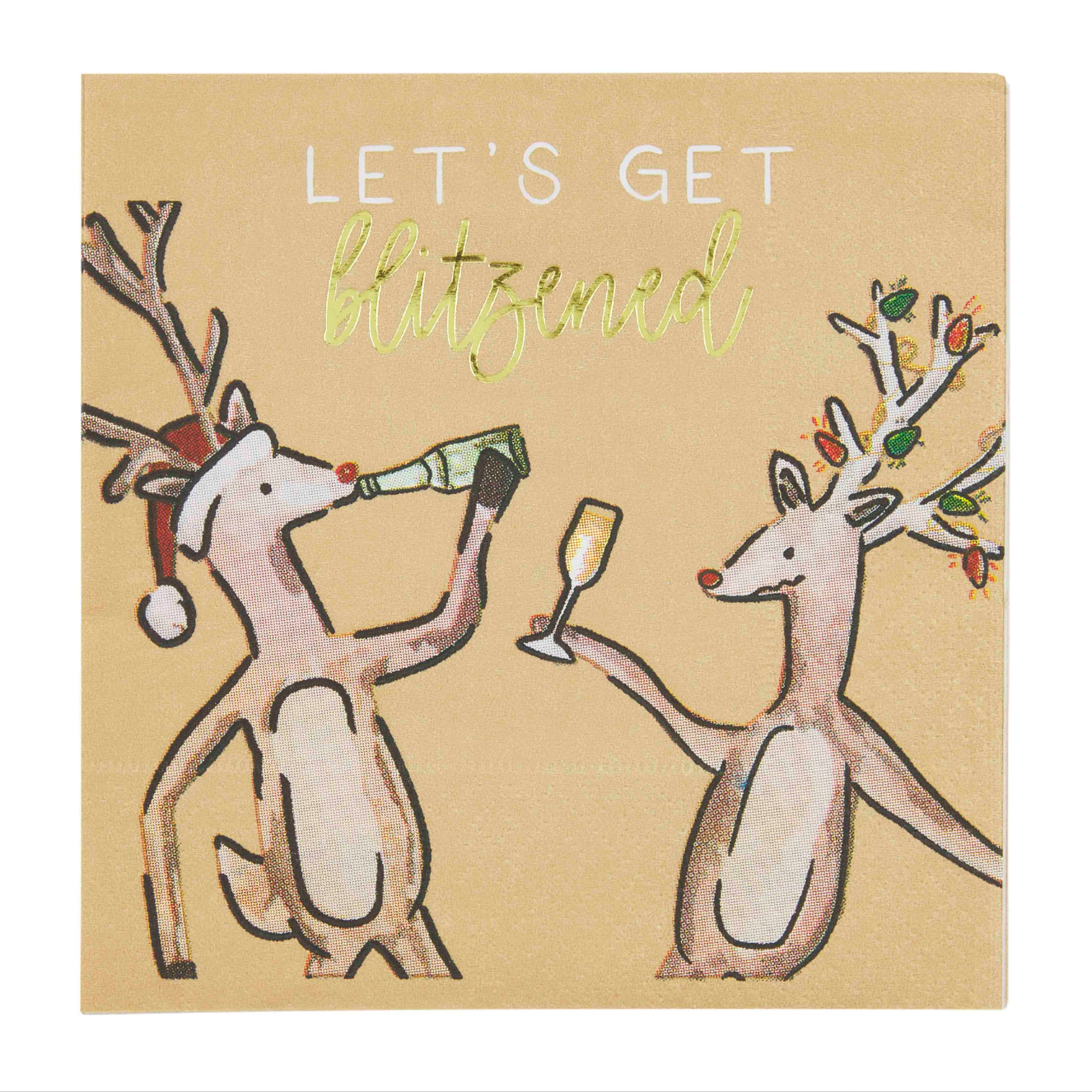 Christmas Bar Napkins