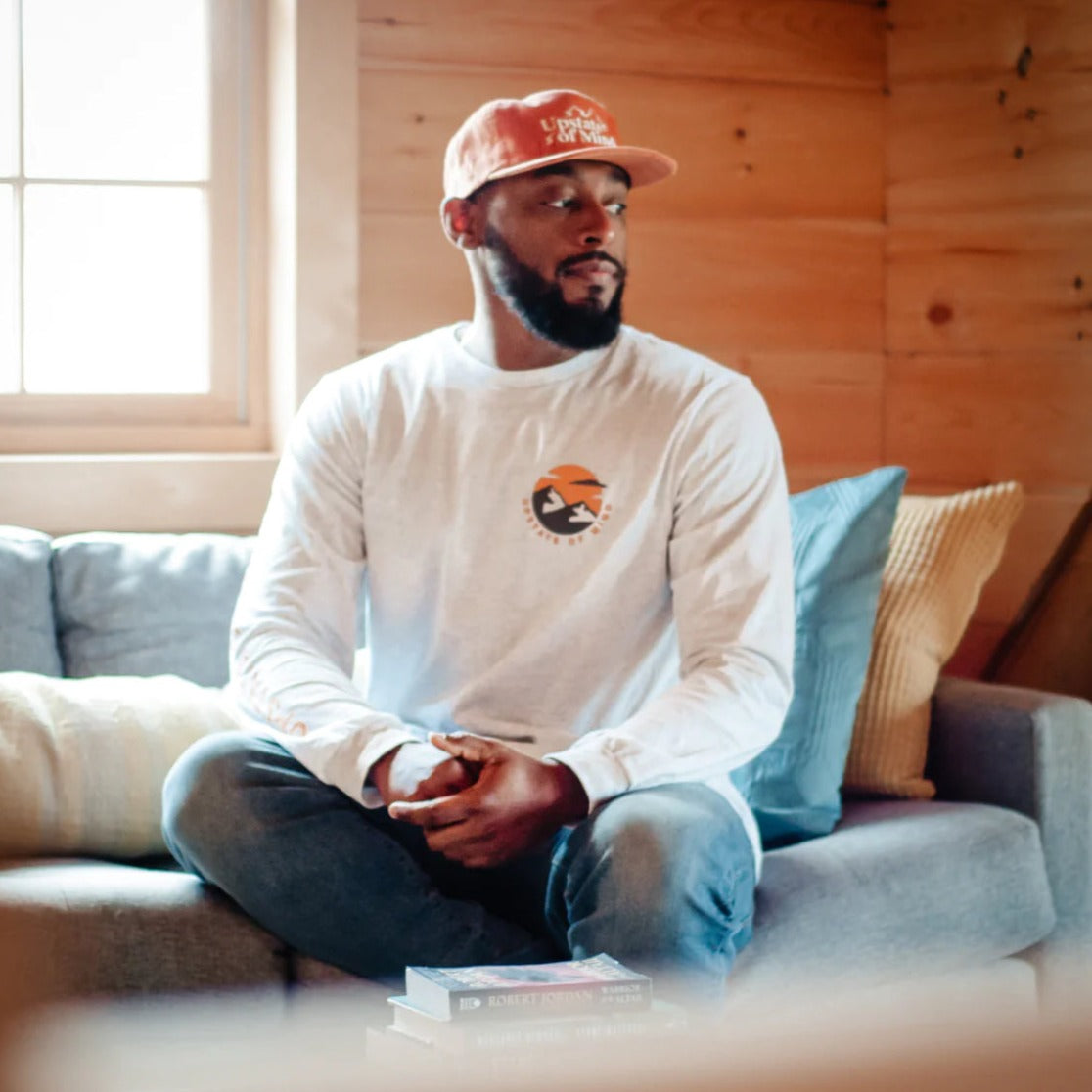 Upstate of Mind Corduroy Hat ORANGE