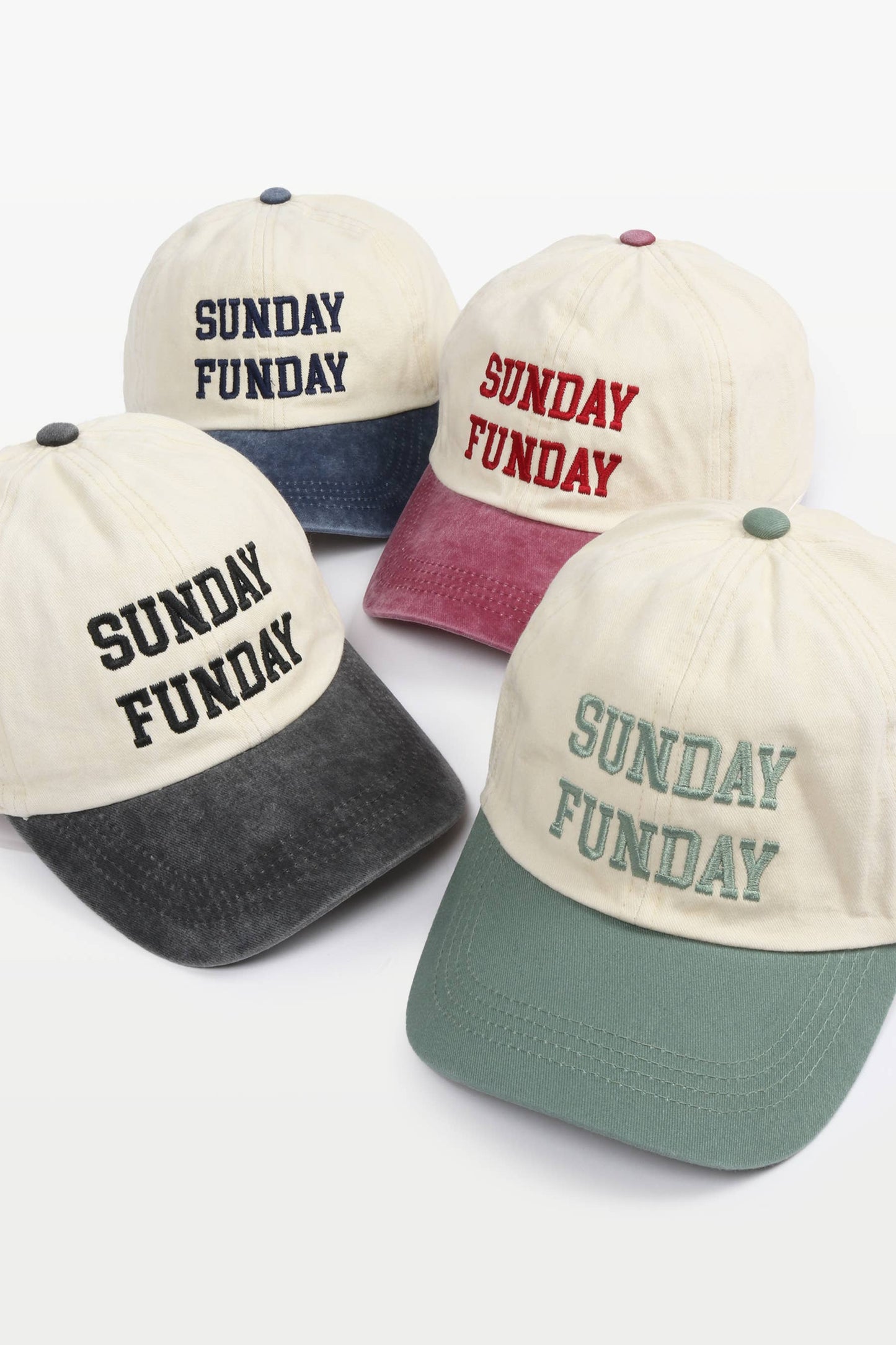 Sunday Funday Baseball Cap - Navy