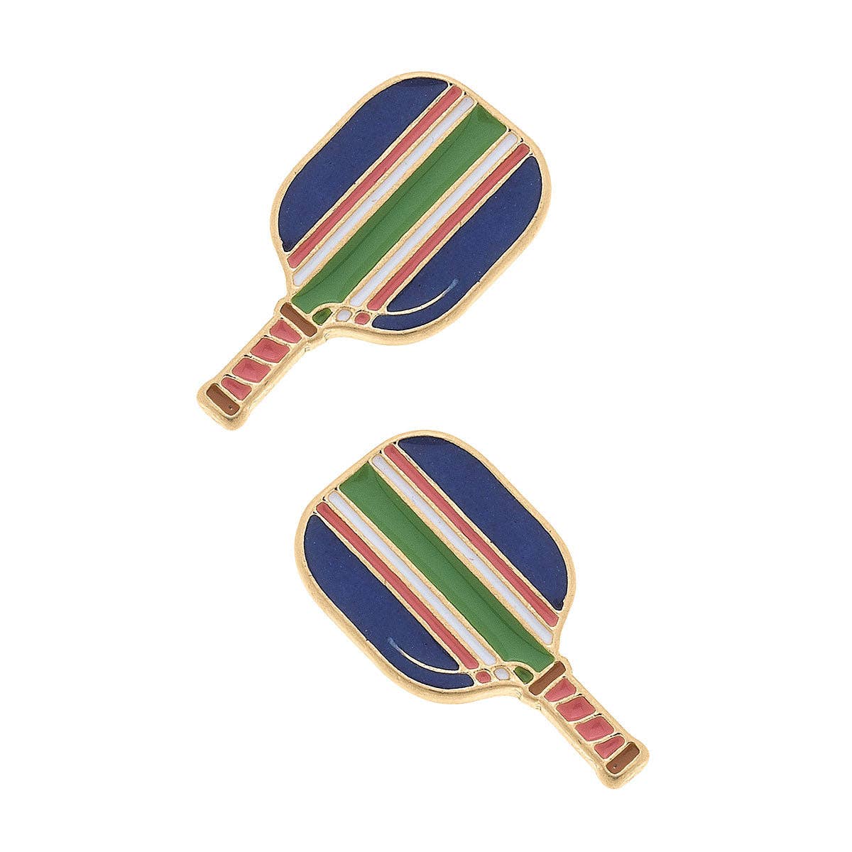 Ellie Pickleball Paddle Stud Earrings