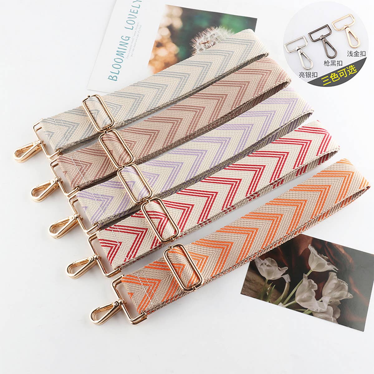 Boho Bag Strap - Grey