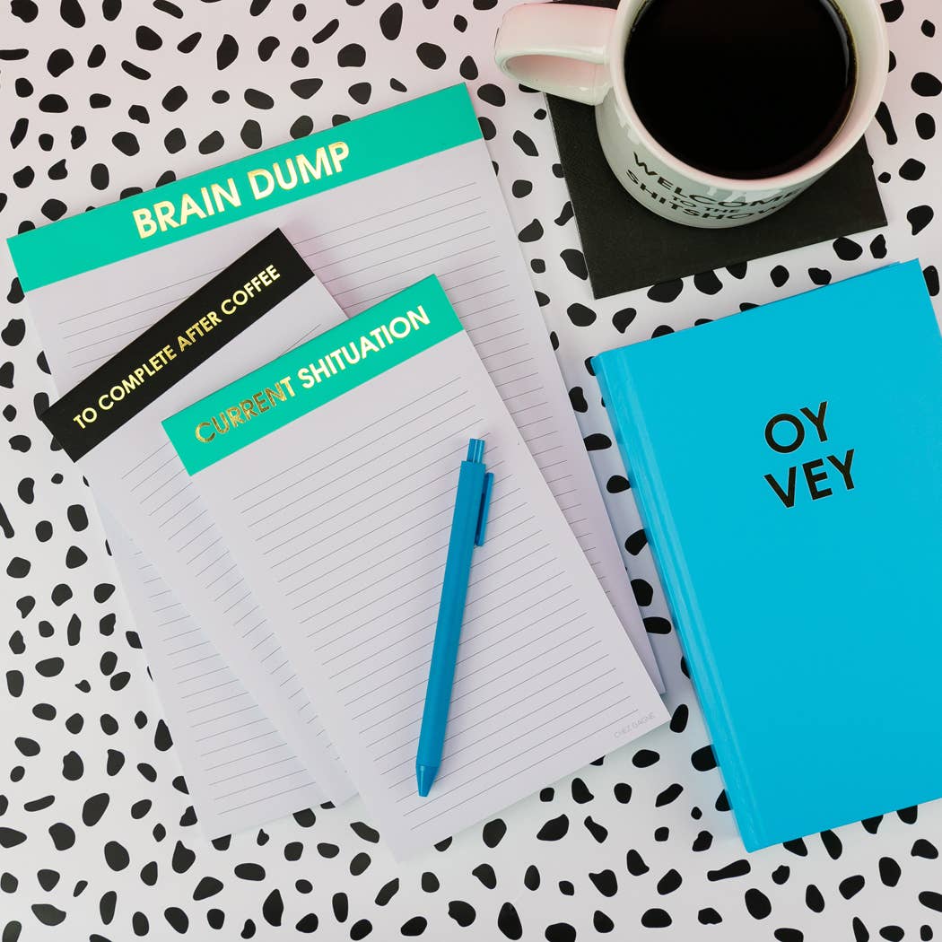 Brain Dump Large Lined Notepad