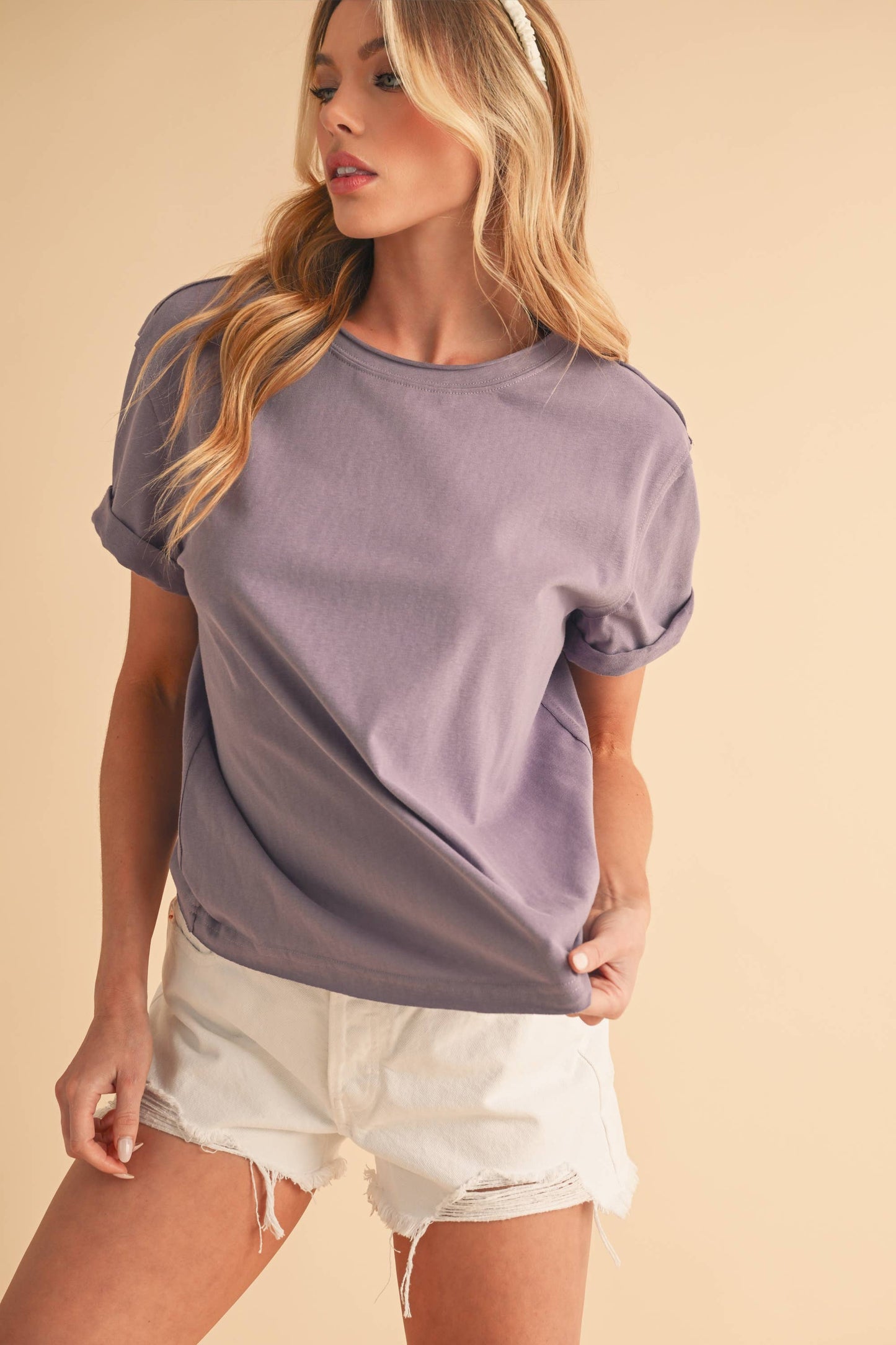 Mali Baby Tee - Plum