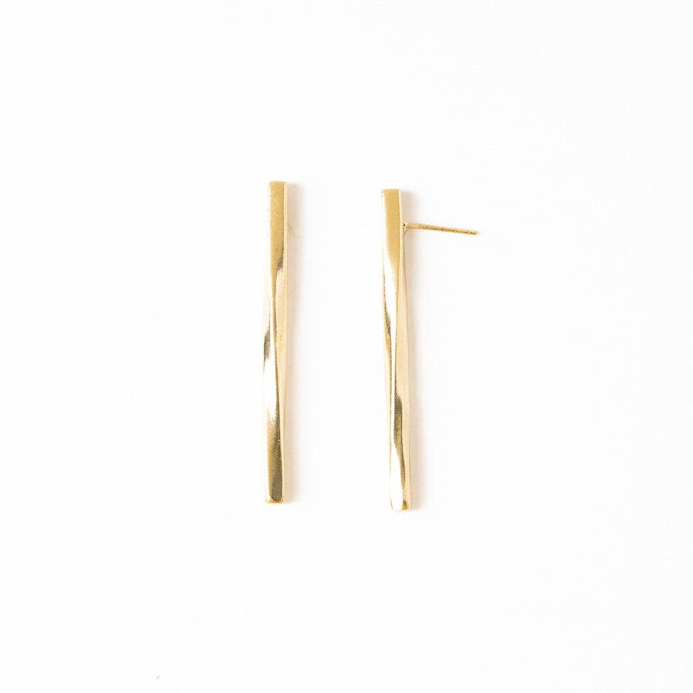 Millie Twisted Bar Drop Earrings