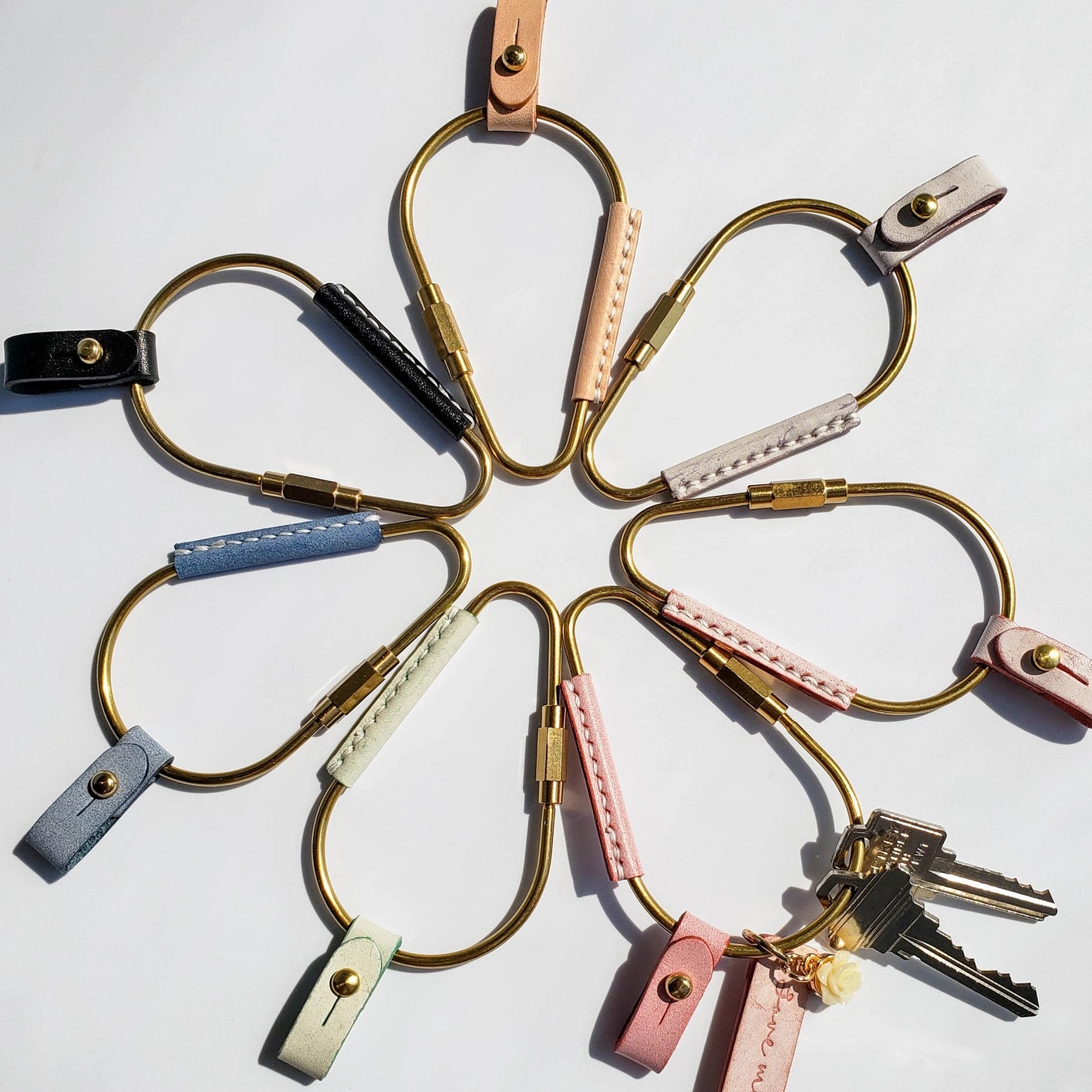 Brass Key Carabiner
