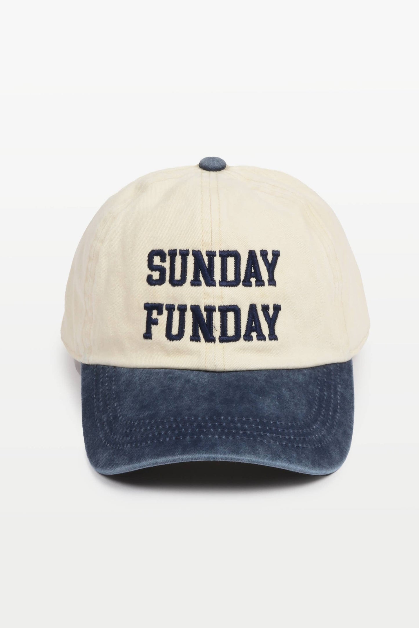 Sunday Funday Baseball Cap - Navy