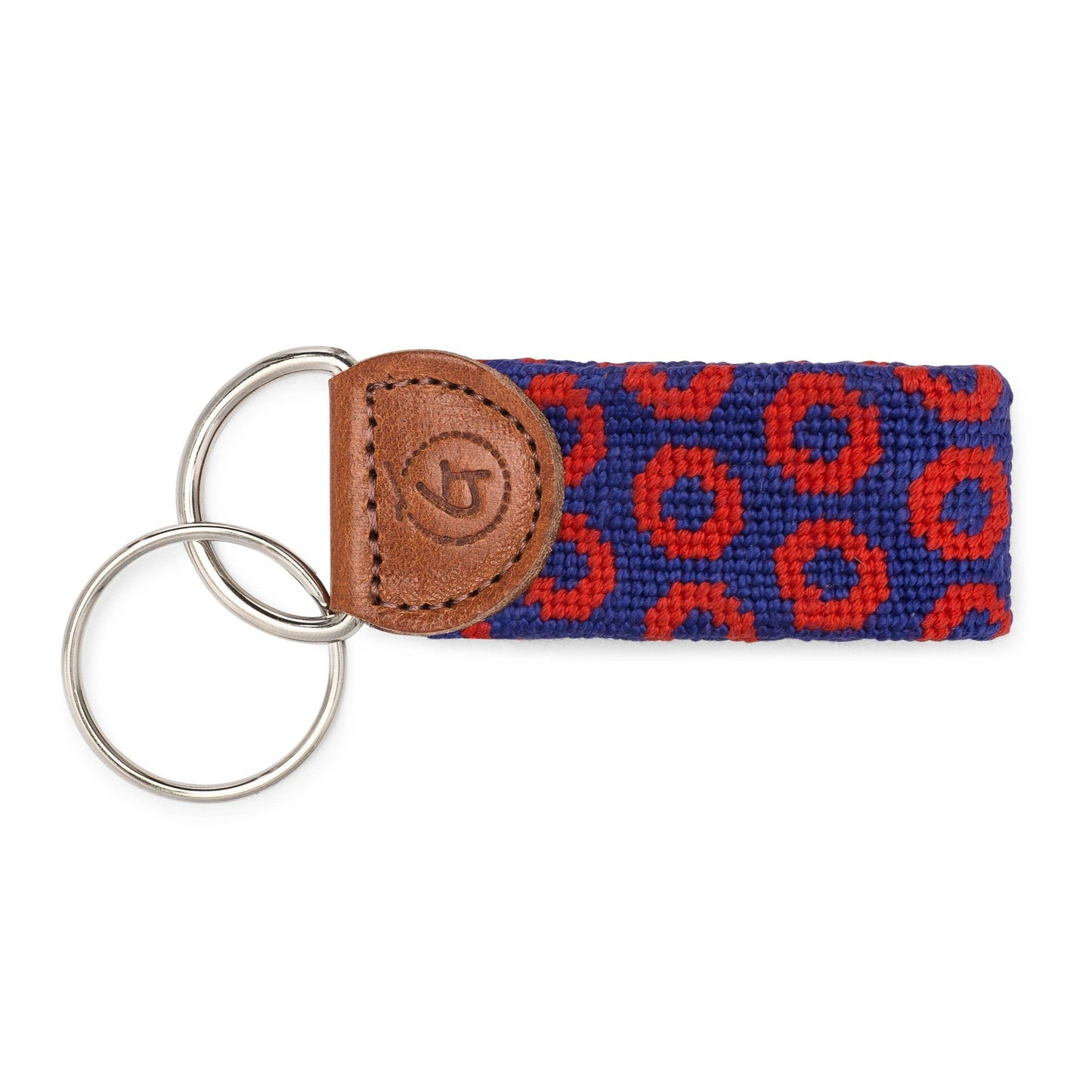 Phish Donut Needlepoint Keychain