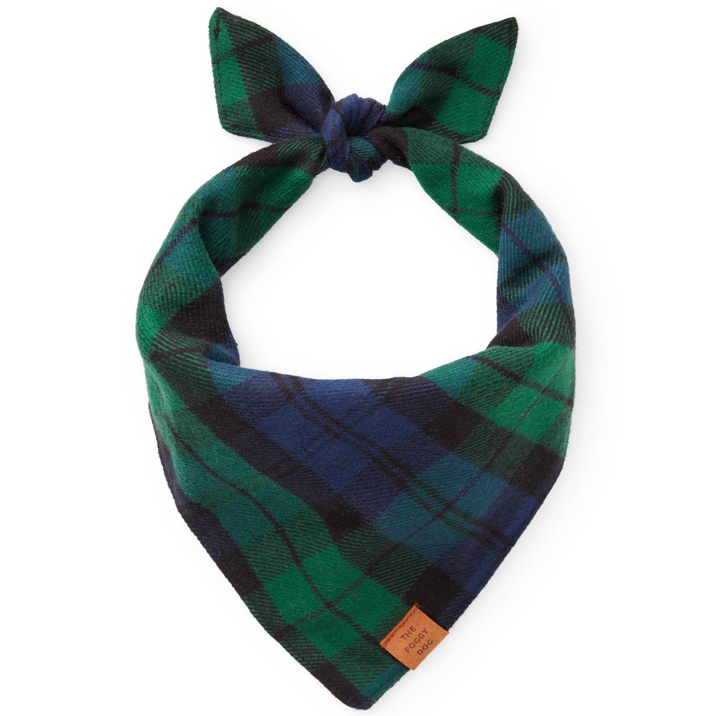 The Foggy Dog -Blue Plaid SMALL
