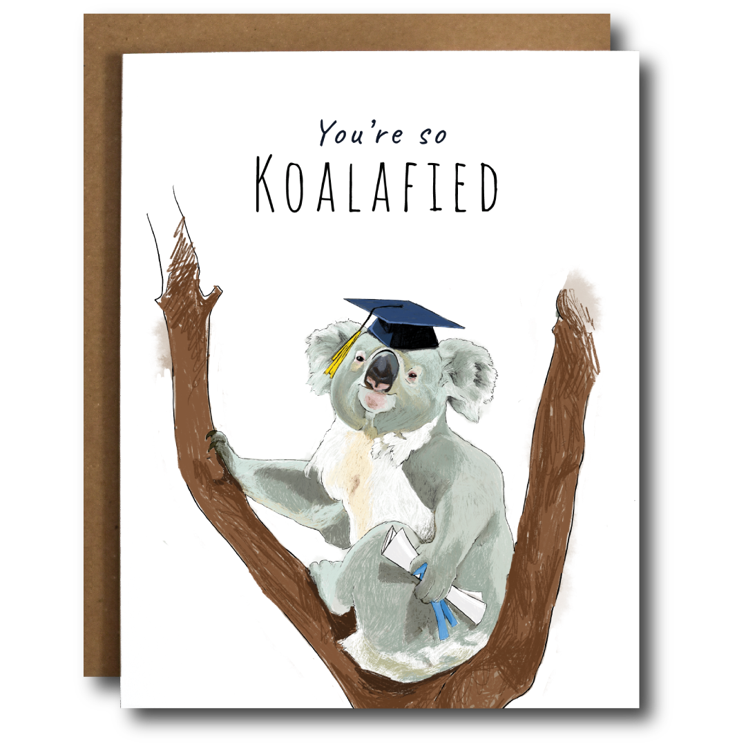 So Koalafied Graduation Card