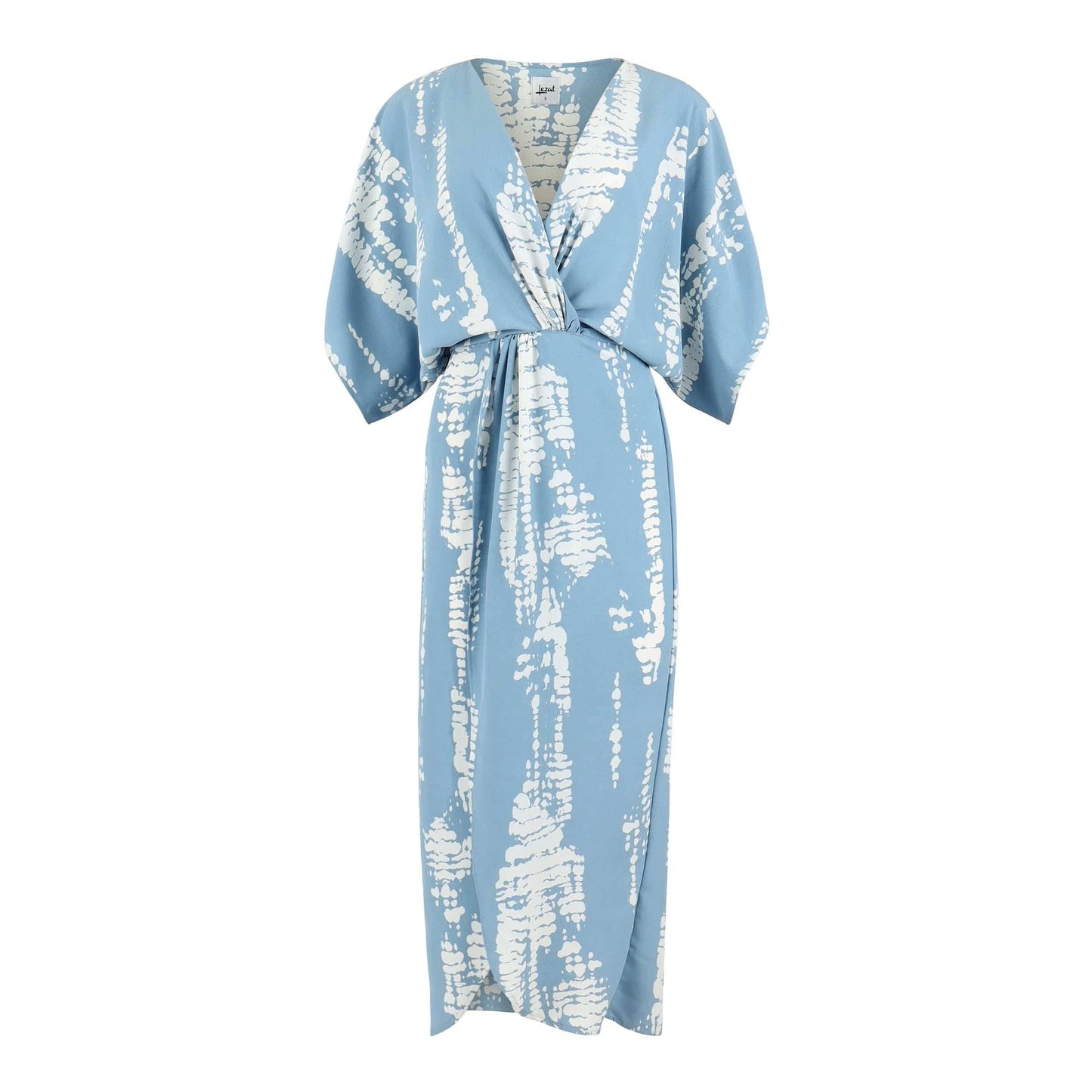 Lezat Joey Midi Dress - Blue Snake
