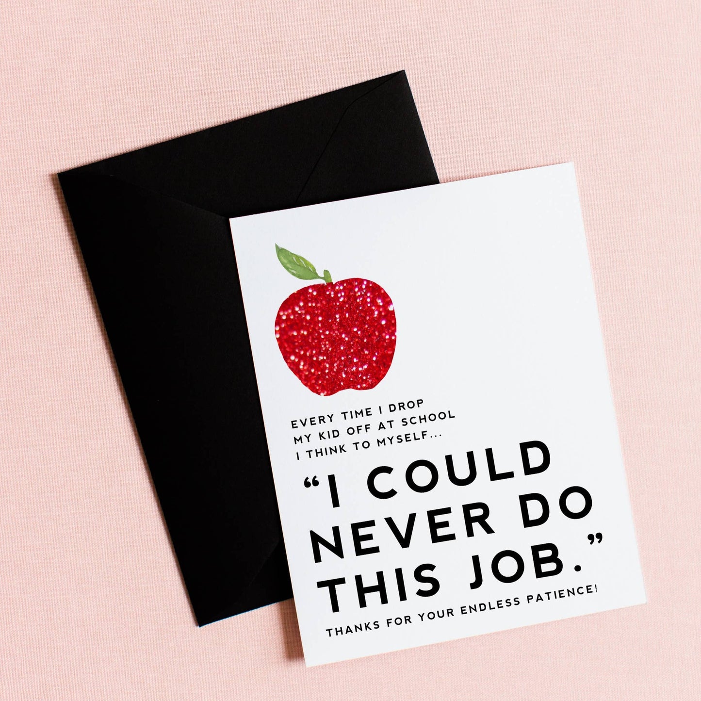 Funny Teacher Thank You Card