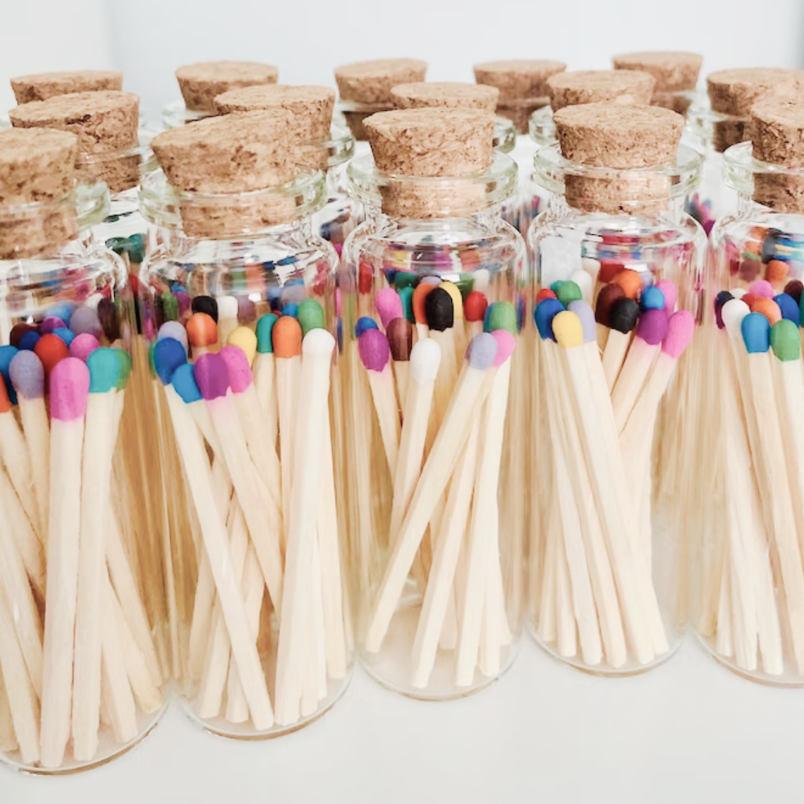 Match Stick Jar | Strike On Glass Bottle