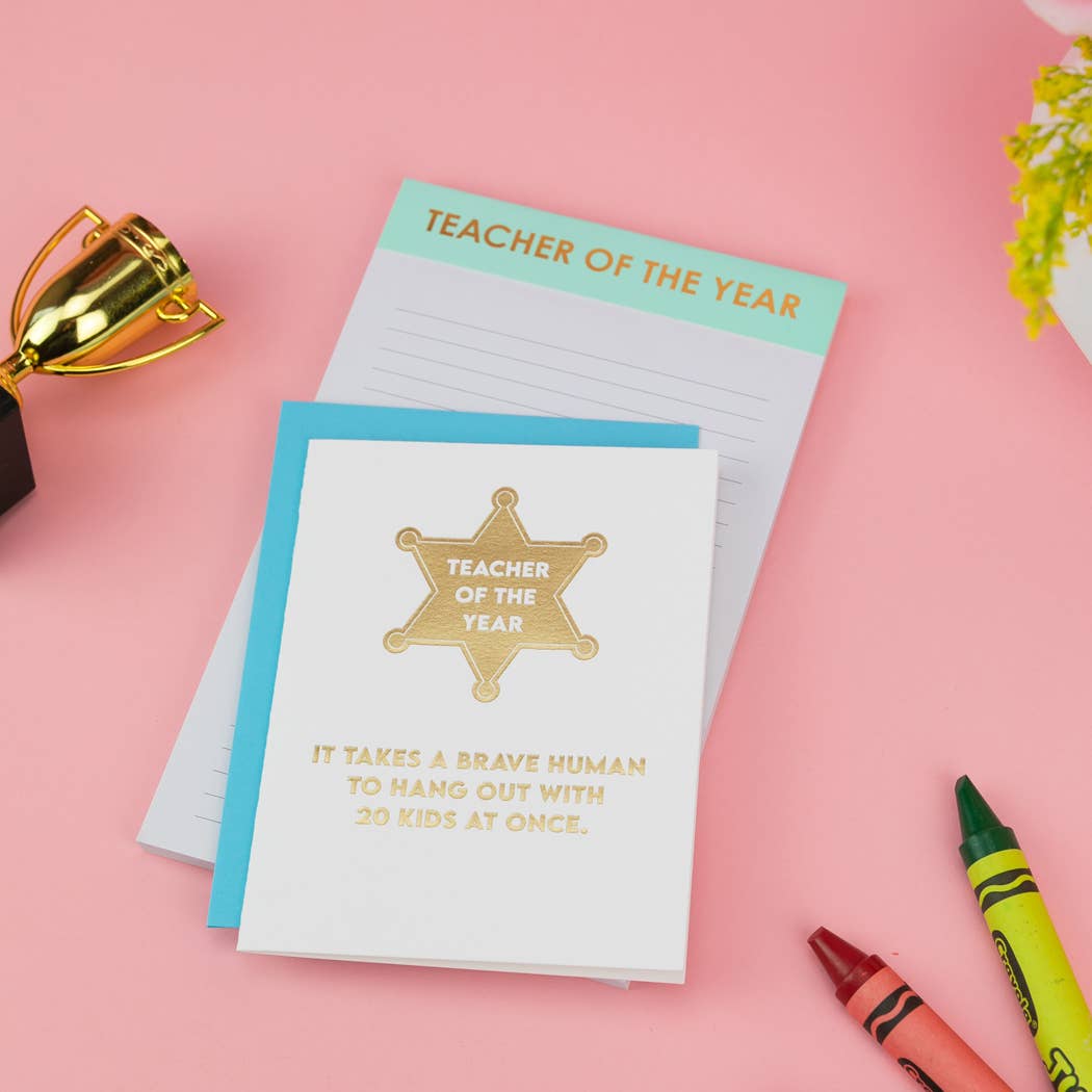Teacher of the Year Card