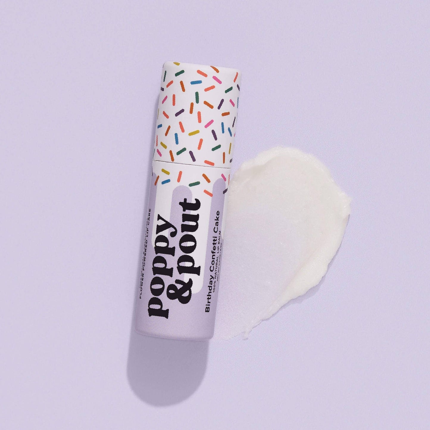 Birthday Cake Lip Balm - Purple Confetti