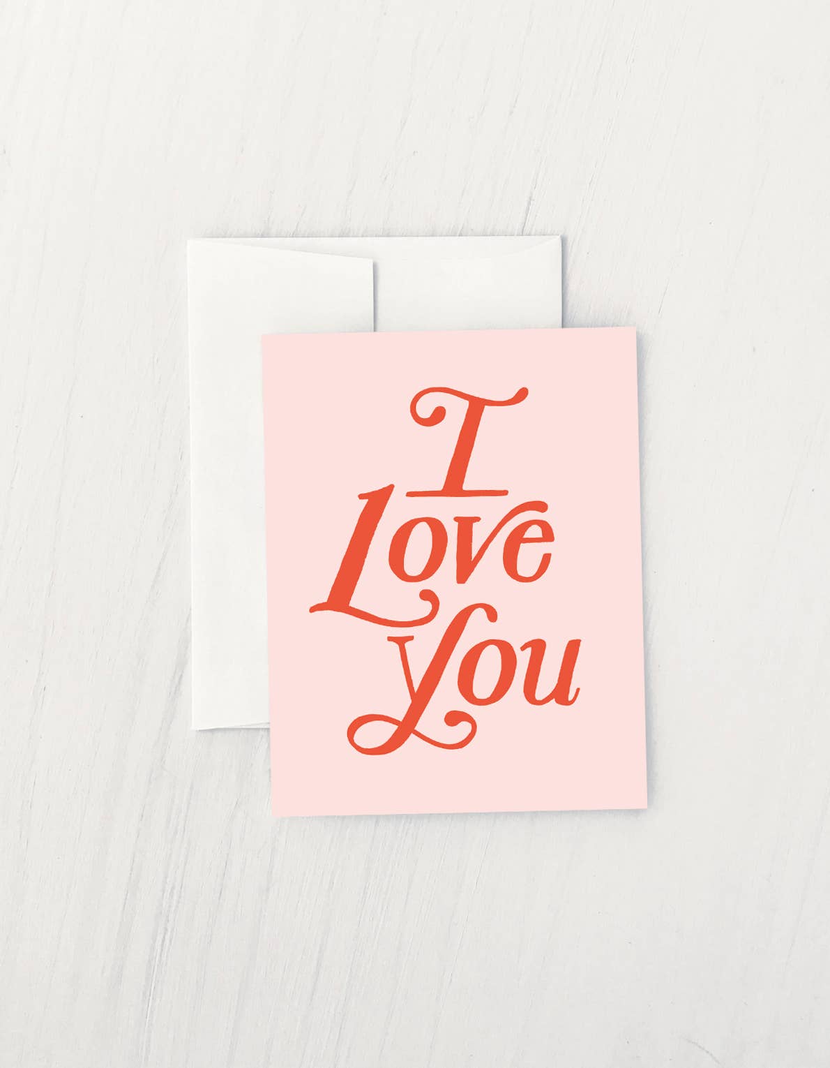 "I Love You" Greeting Card