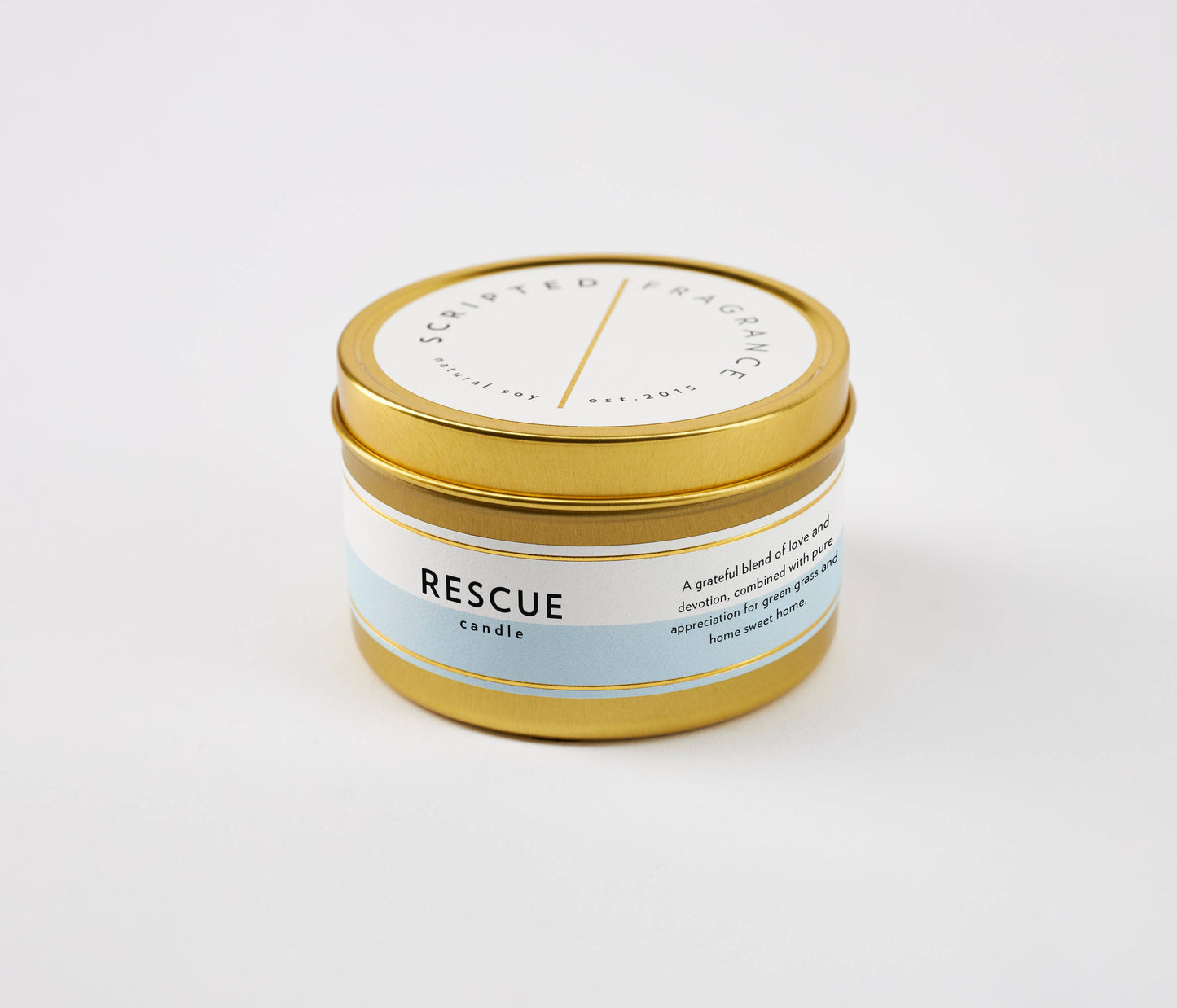 Rescue Dog Breed Soy Candle: Reusable Rocks Glass