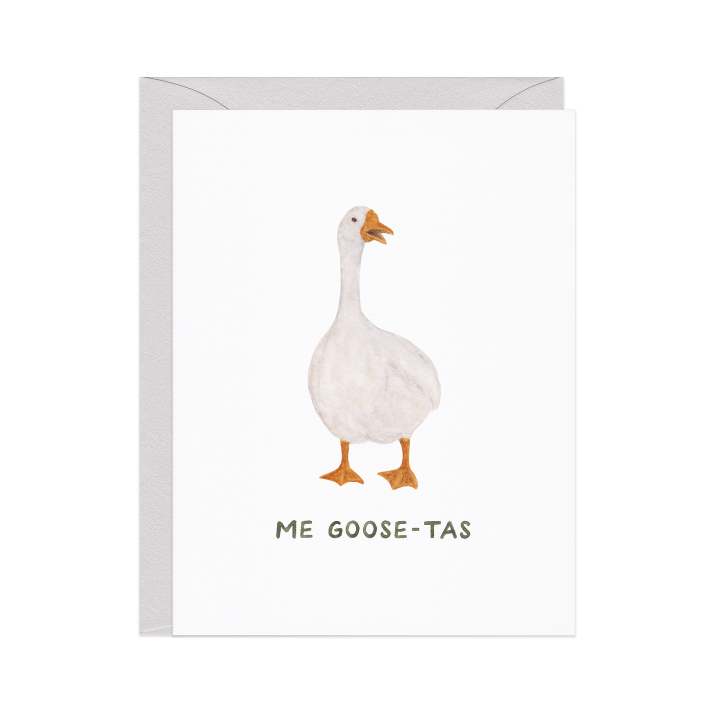 Me Goose-tas — Spanish Pun Love Card