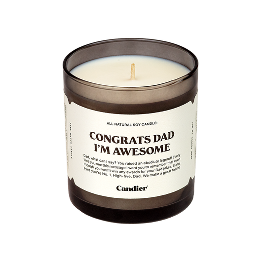 Congrats, Dad! Candle