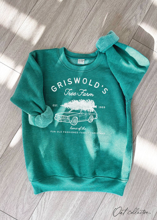 Griswold's Tree Farm Kid's Sweatshirt - Forest