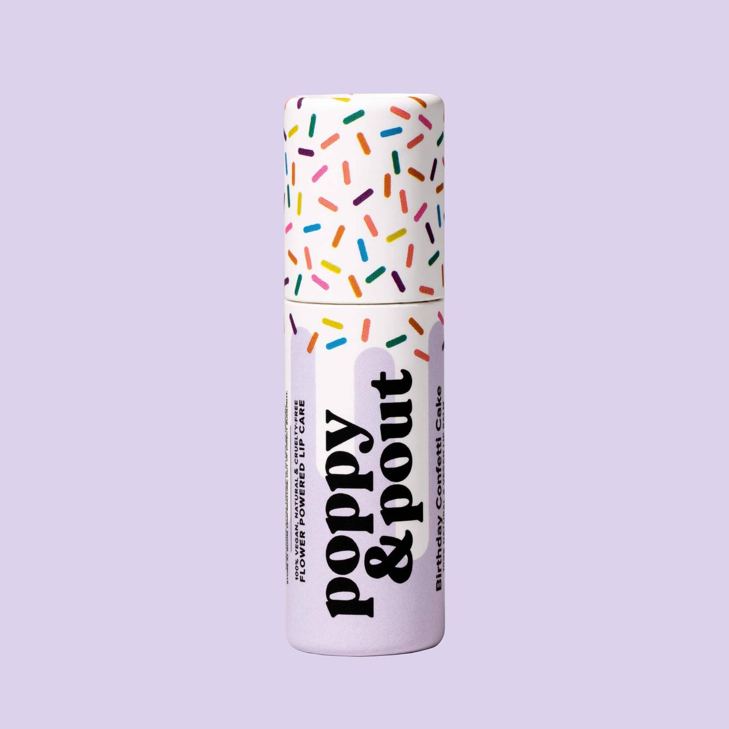 Birthday Cake Lip Balm - Purple Confetti