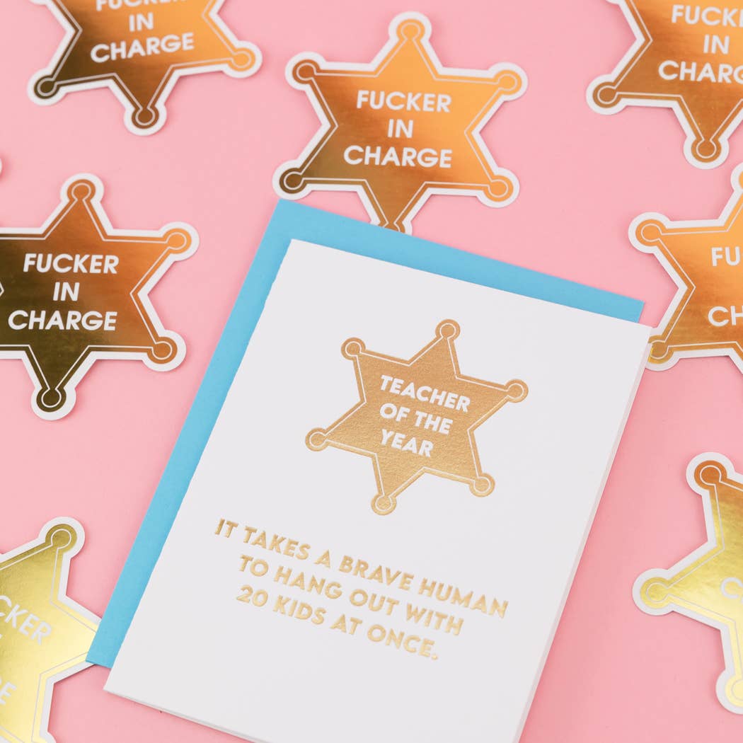 Teacher of the Year Card