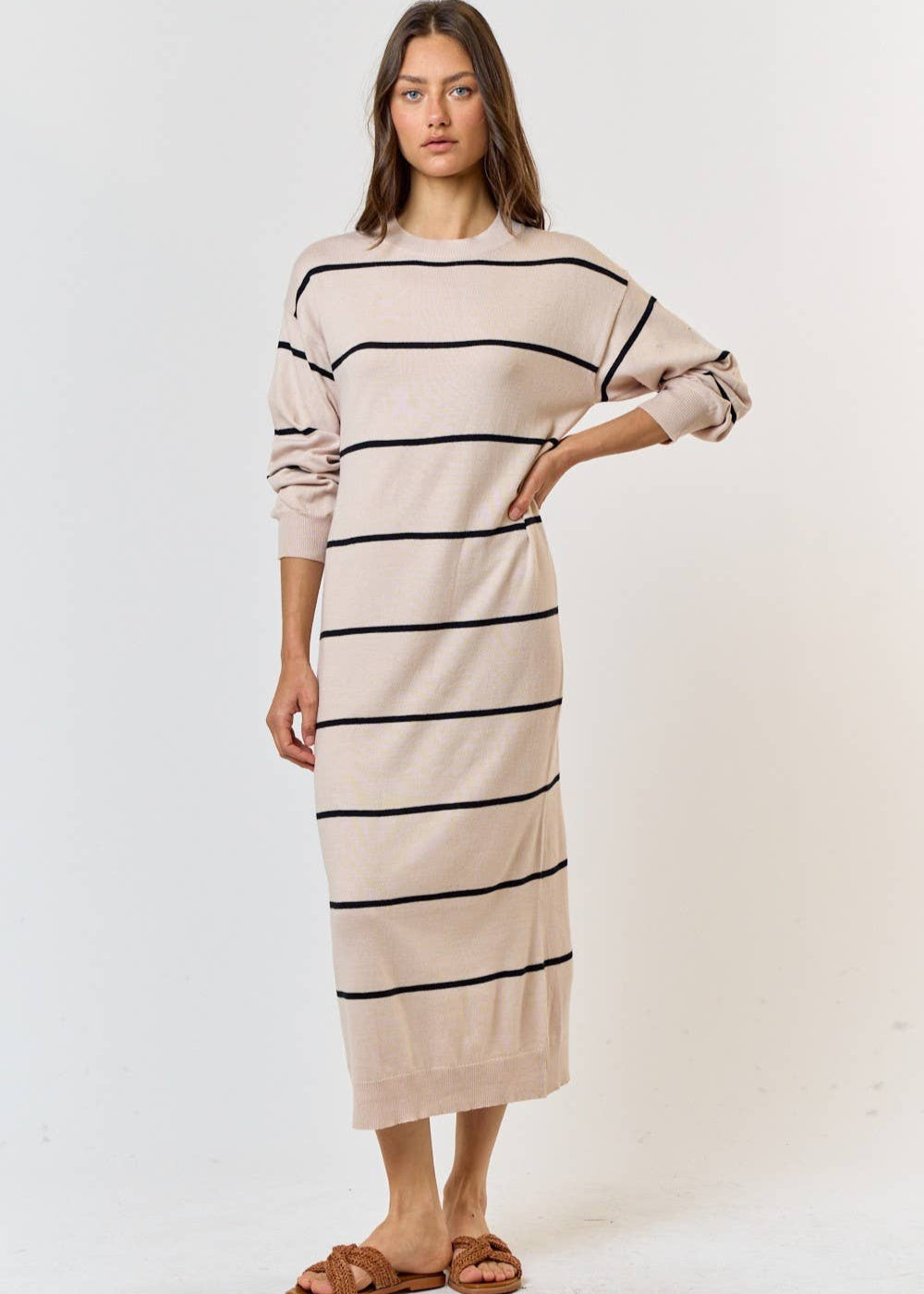 Stripe Sweater Dress