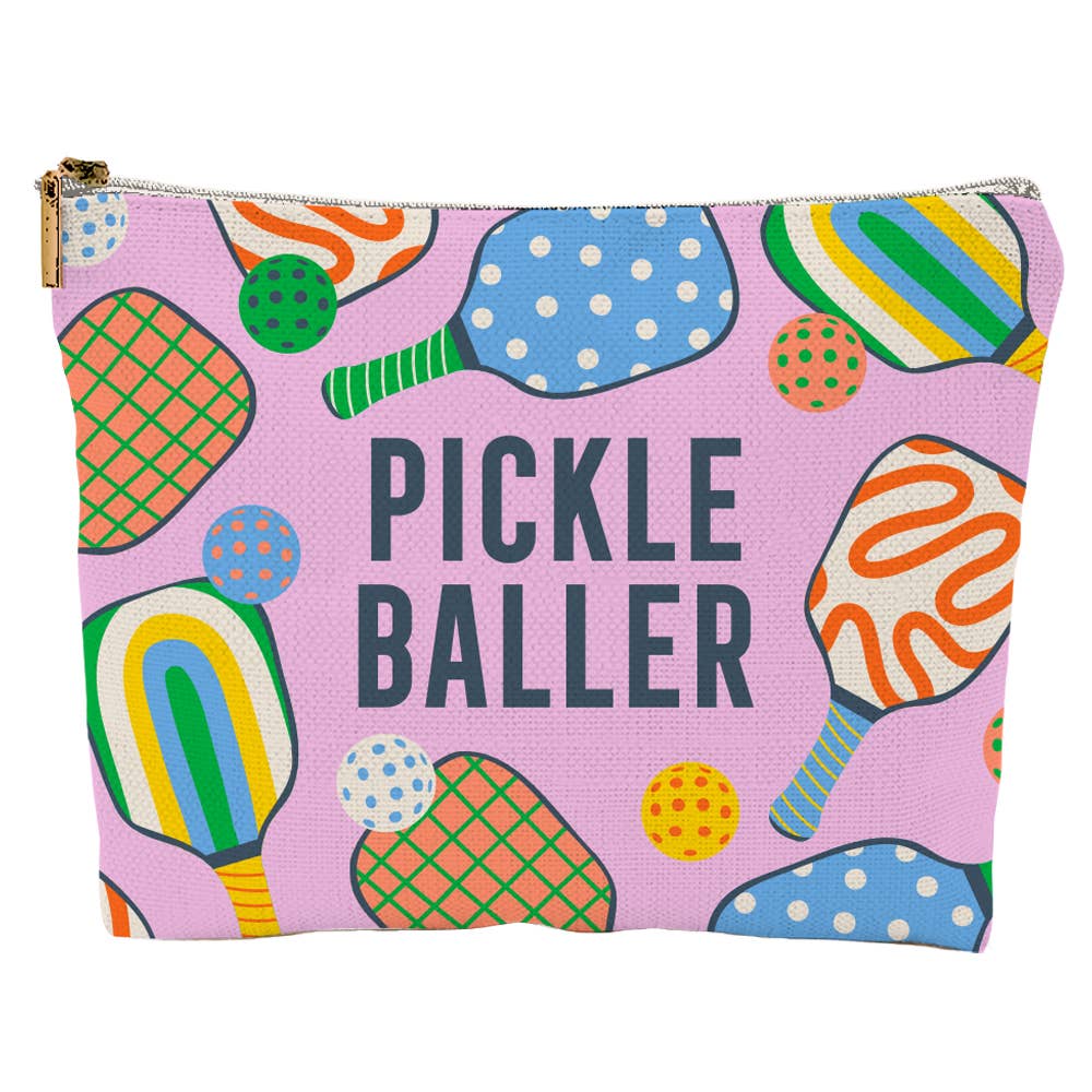 Pickle Baller Canvas Pouch