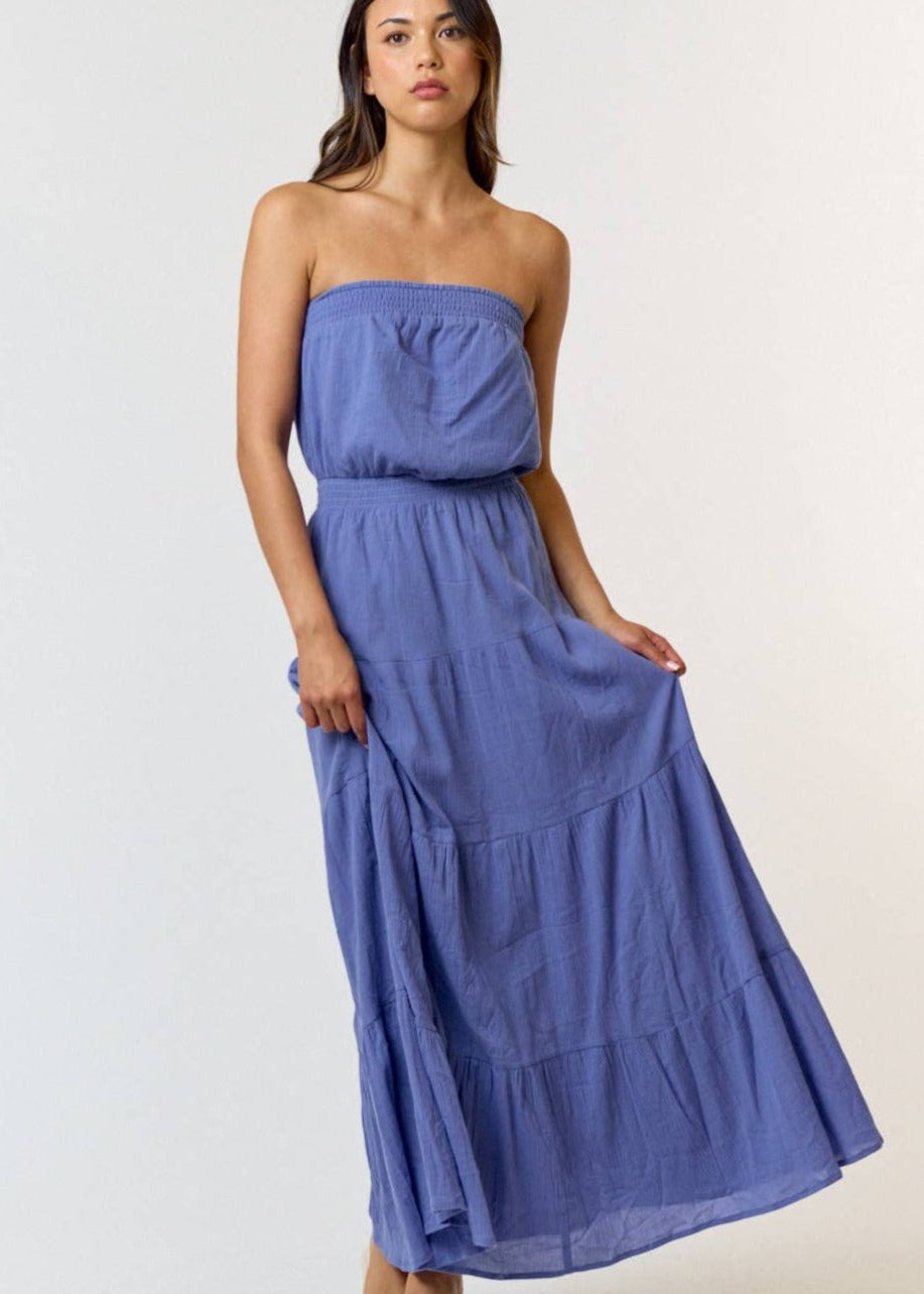 Iris Strapless Maxi Dress