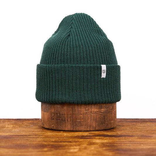 Adirondack Green Upcycled Cotton Beanie