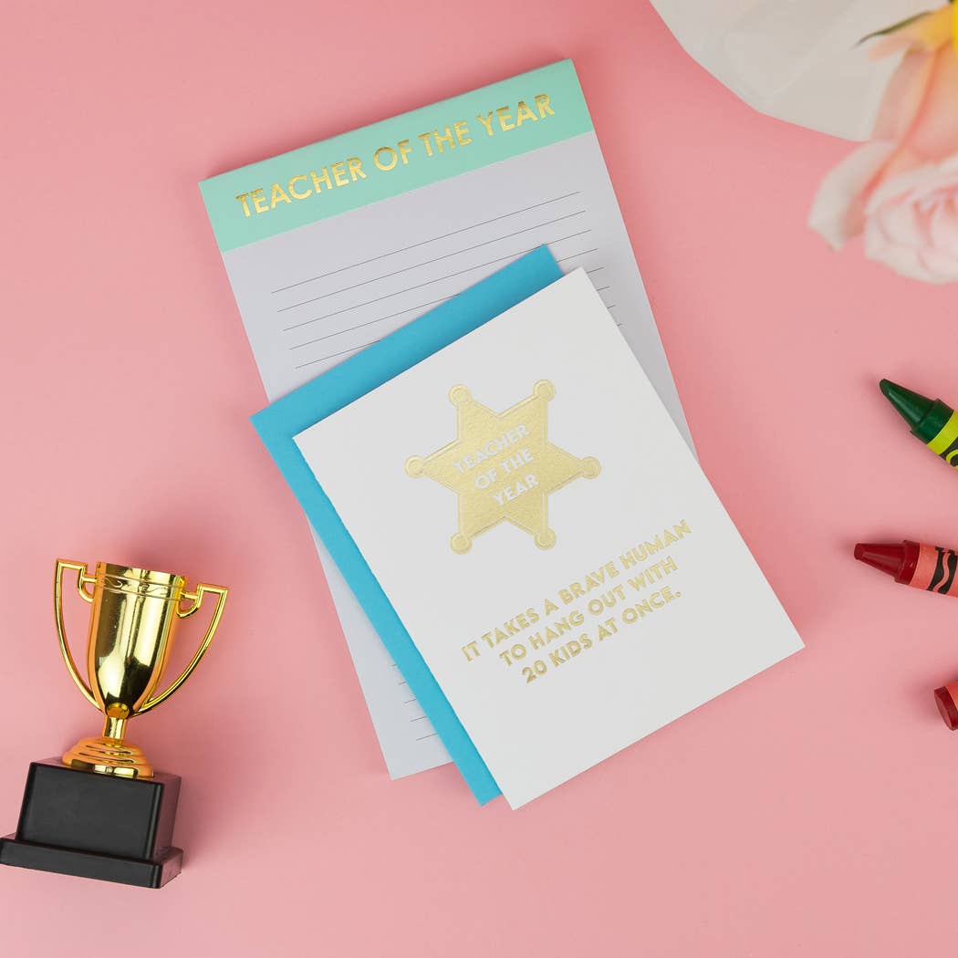 Teacher of the Year Card
