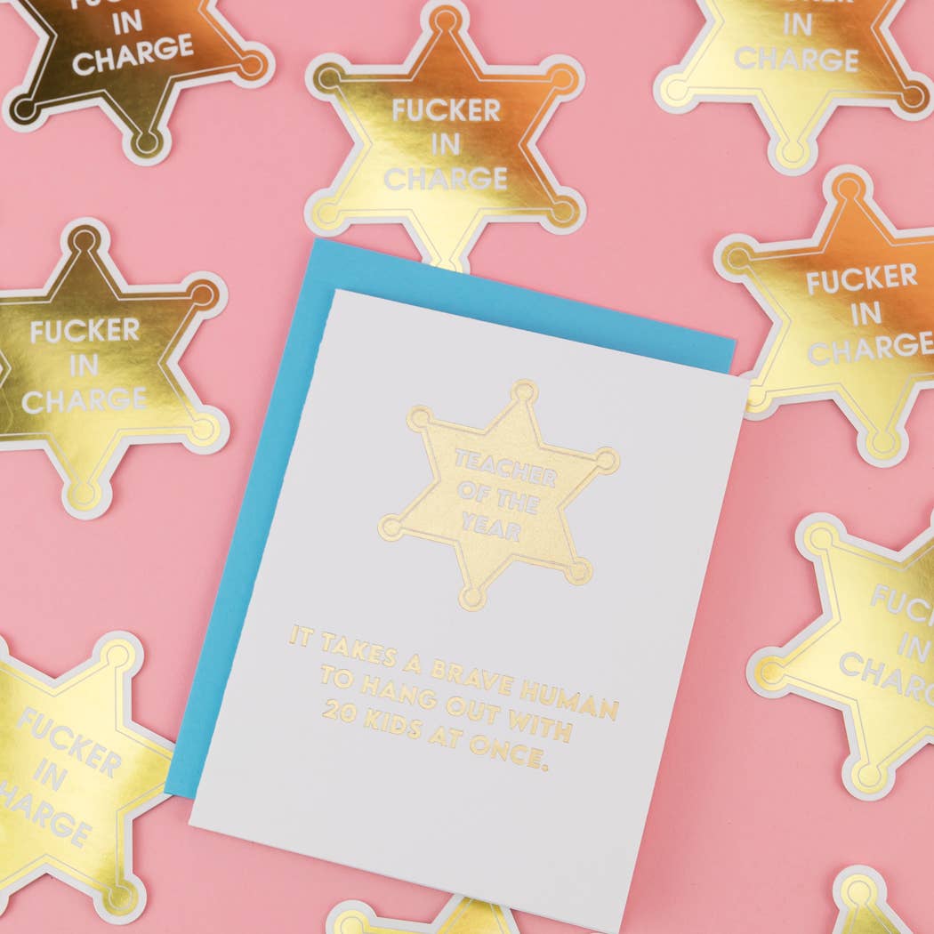 Teacher of the Year Card