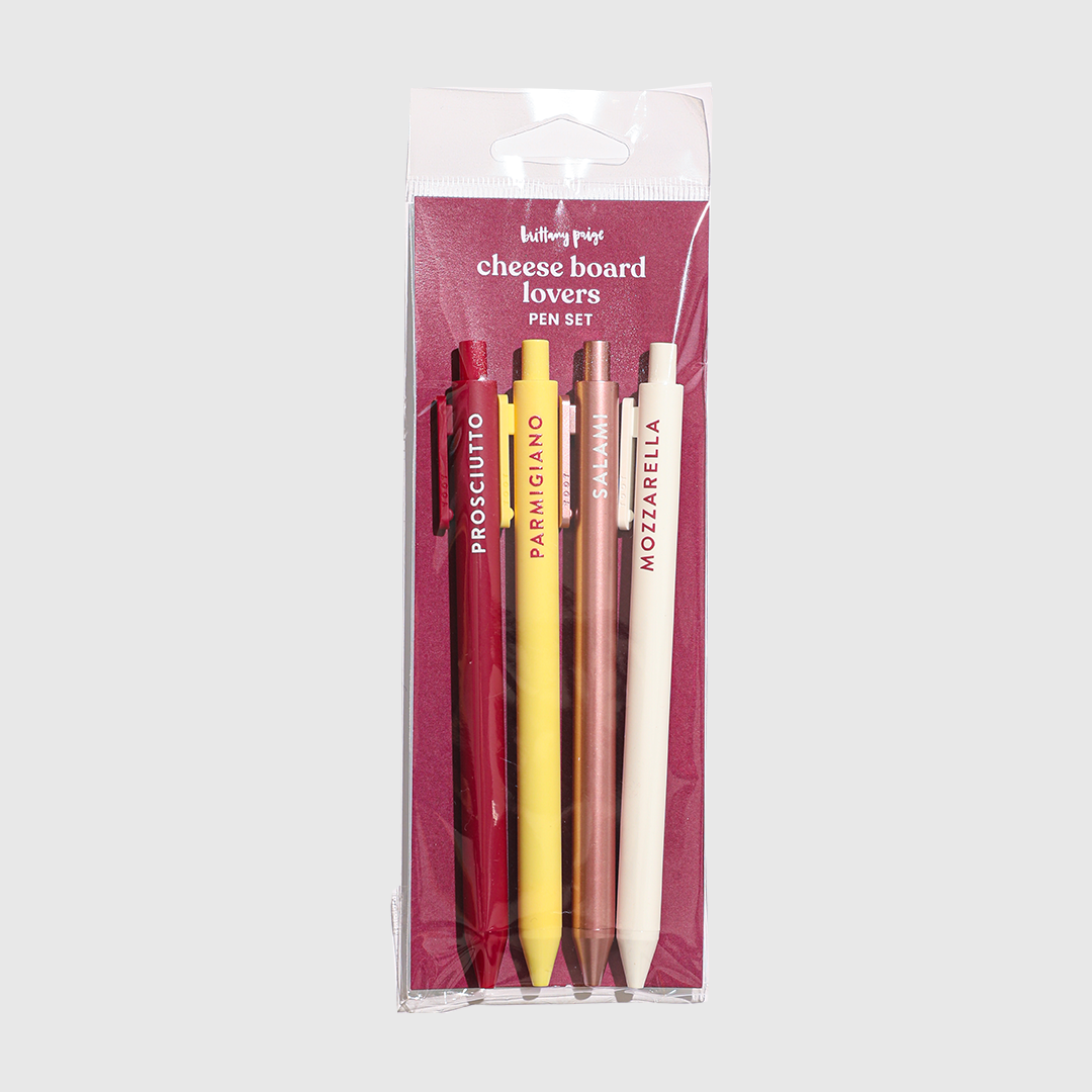 Cheese Board Pen Set
