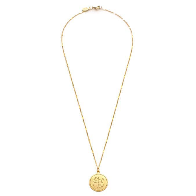 Zodiac Medallion Necklace