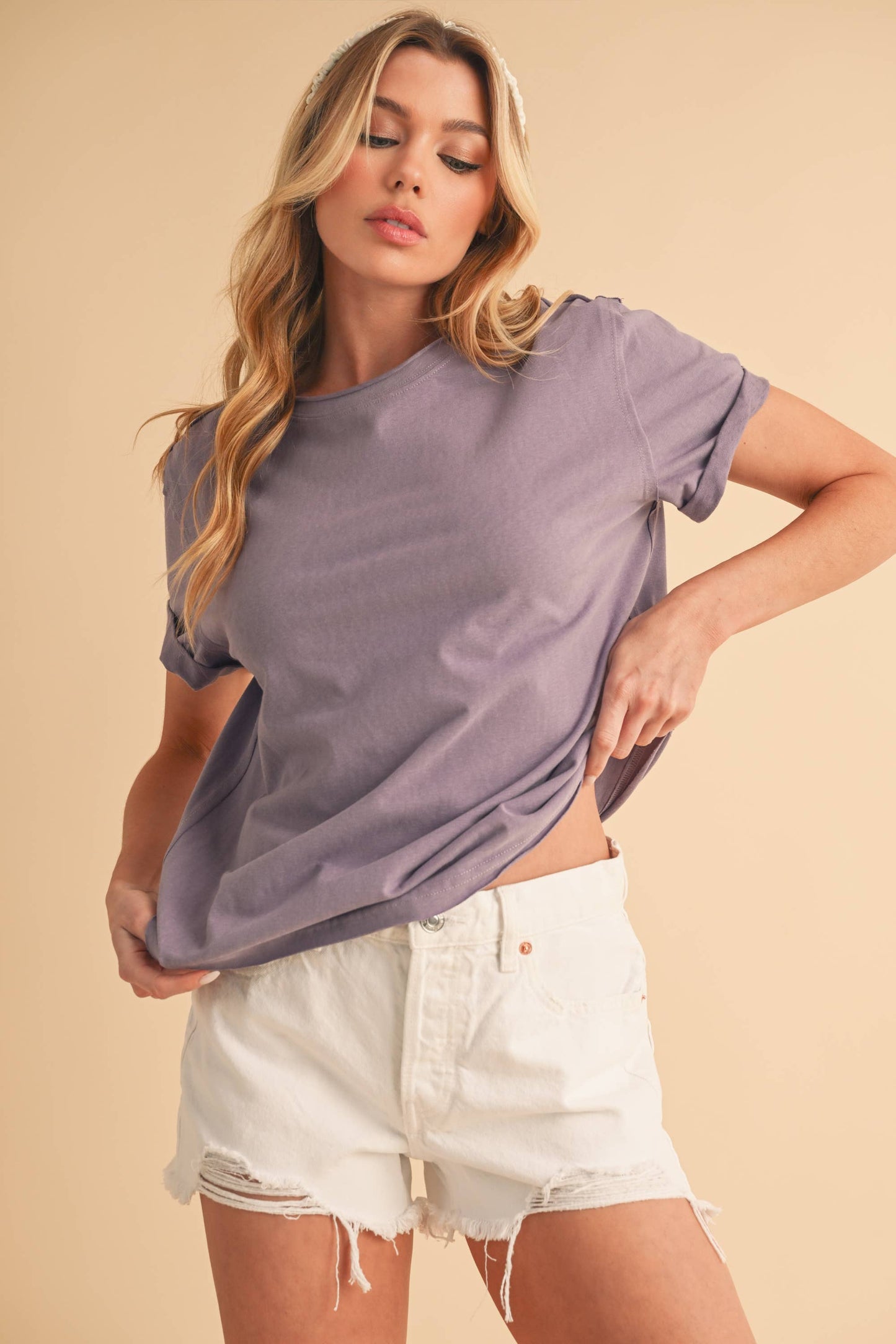 Mali Baby Tee - Plum